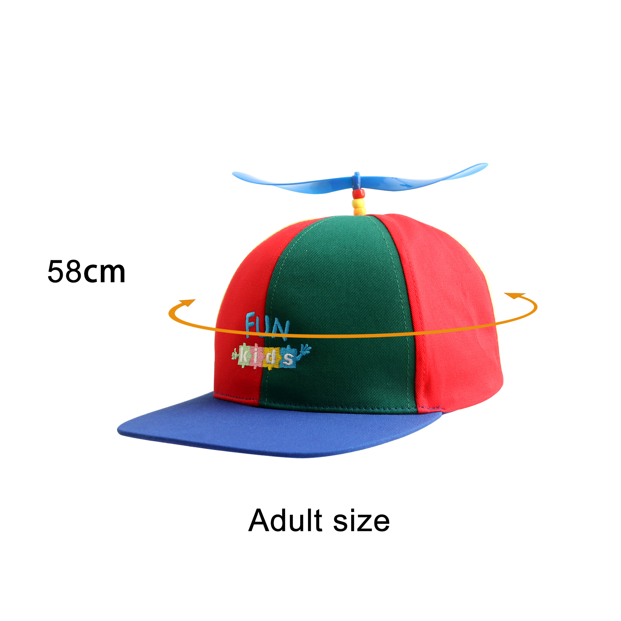 6 Panel Propeller Baseball Cap - Image 4