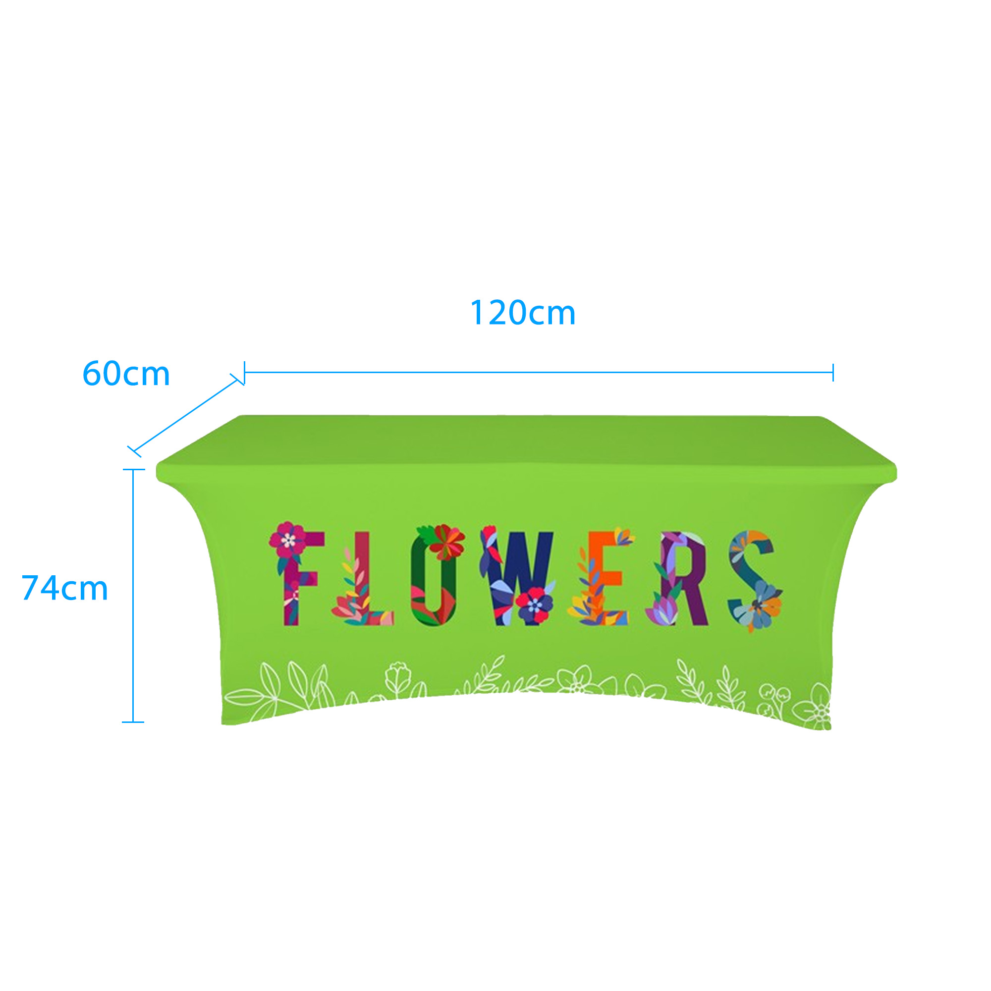 Stretch Table Covers with Open Back * 4ft - Image 5