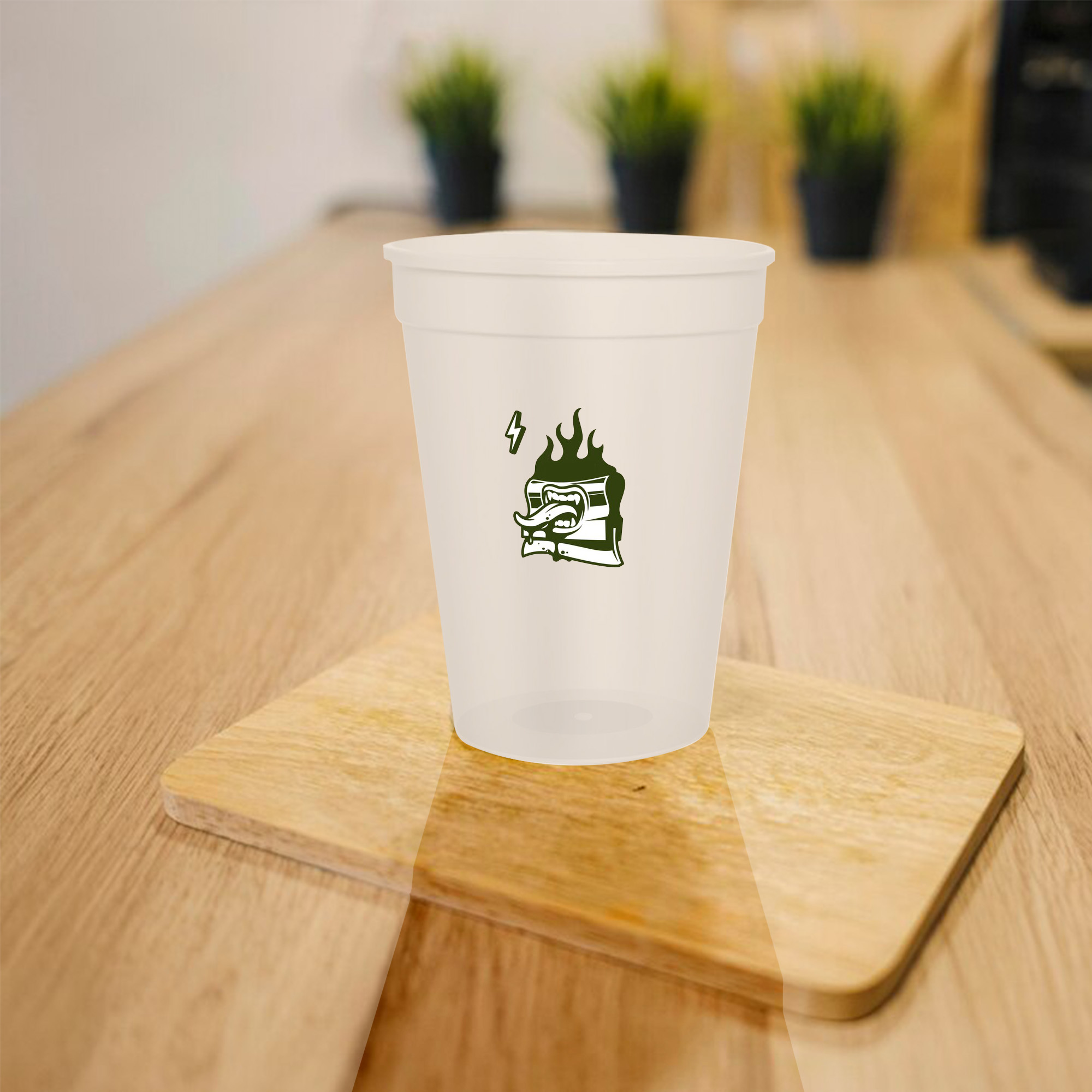 473ml Translucent Plastic Stadium Cup - Image 5