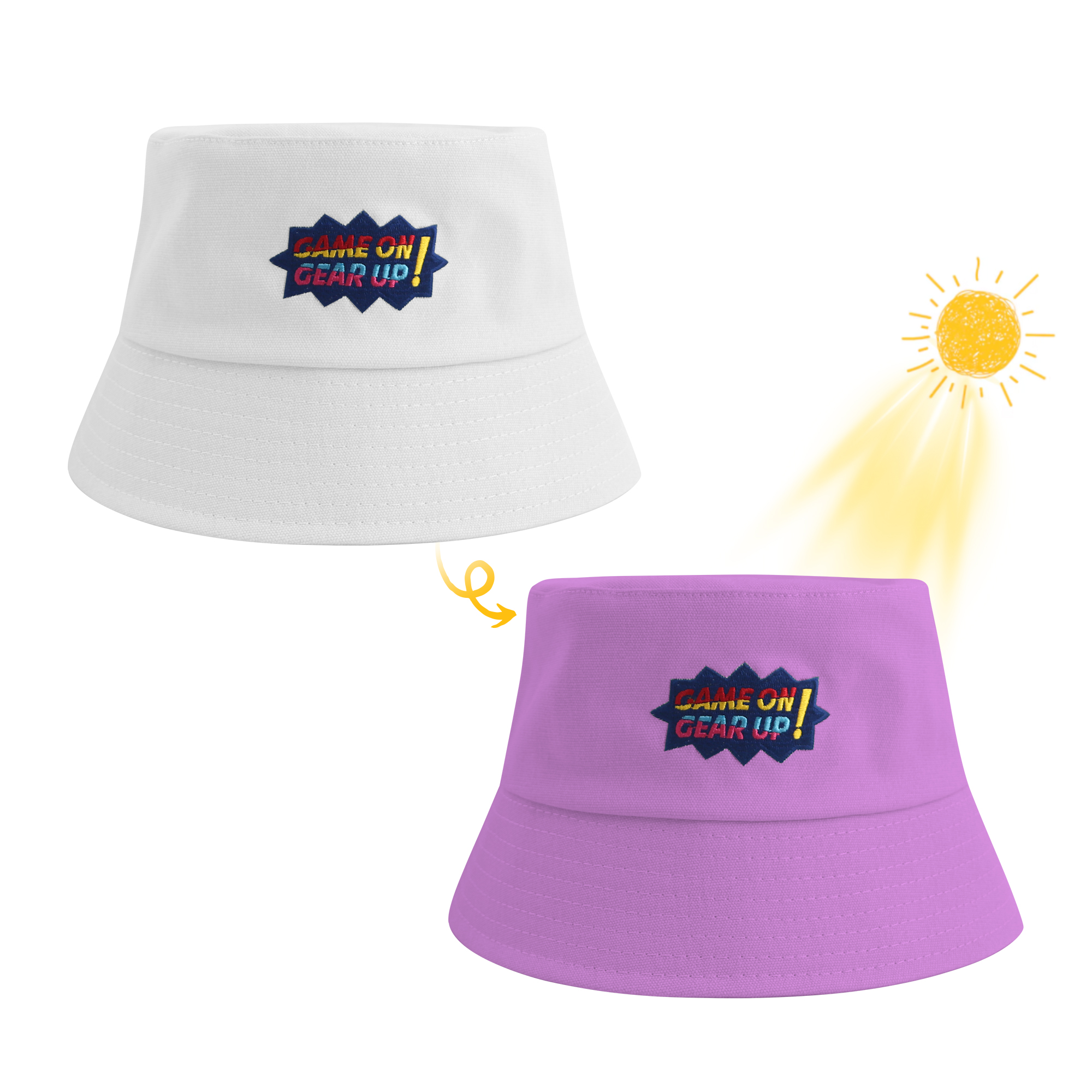 Colour Changing Bucket Hat - Image 2