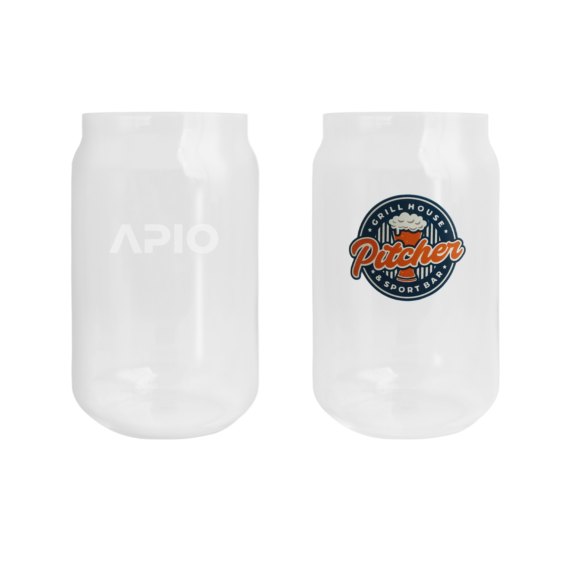 Can Shaped Glass Cup