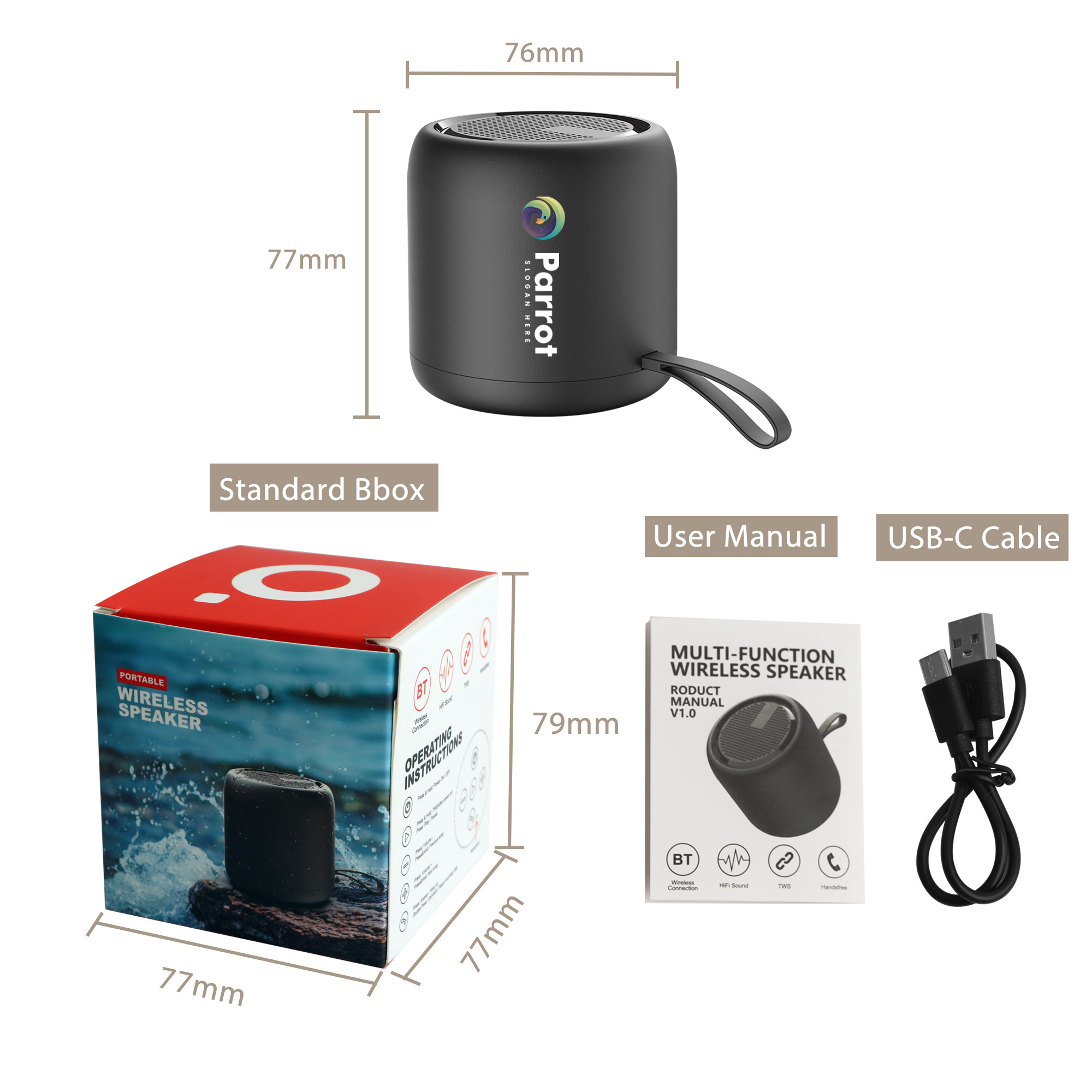 F11 Portable Waterproof Bluetooth Speaker - Image 5