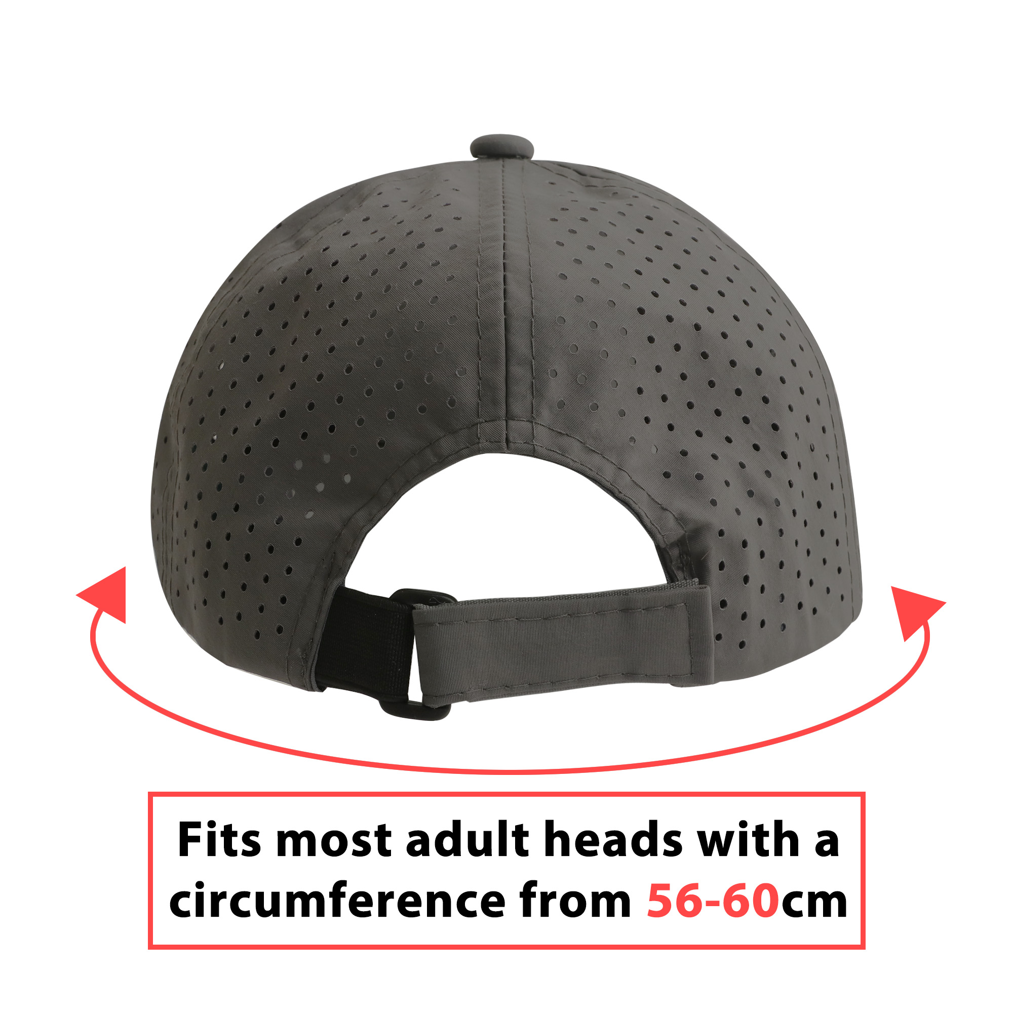 Quick-Drying Perforated Cap 6 Panel - Image 8