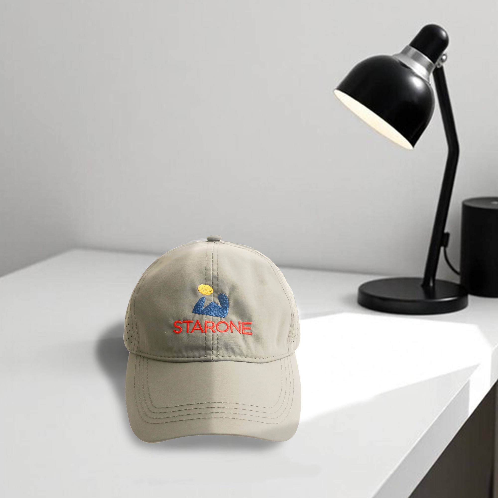 Quick-Drying Perforated Cap 6 Panel - Image 11