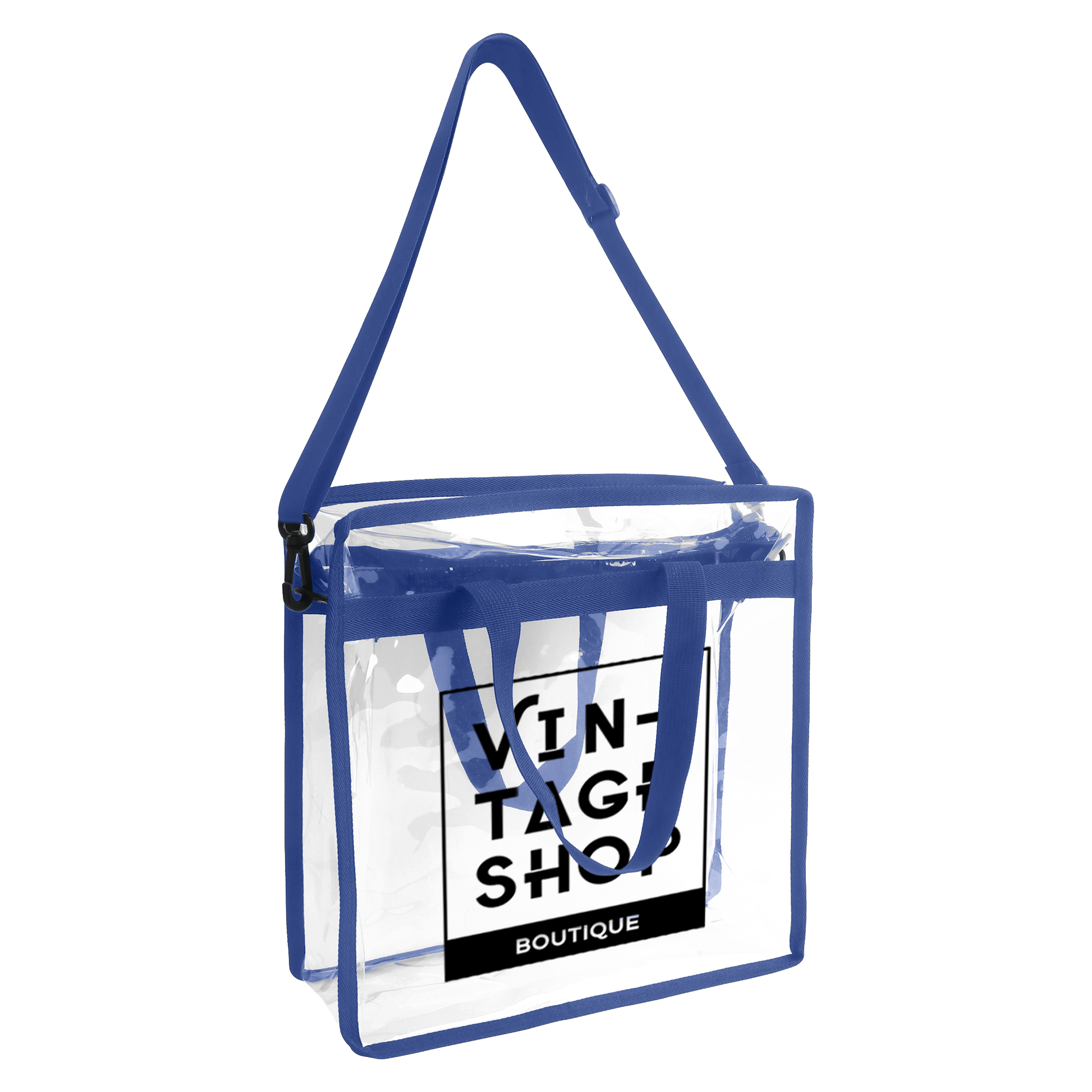 Clear Tote Bag With Shoulder Strap - Image 3