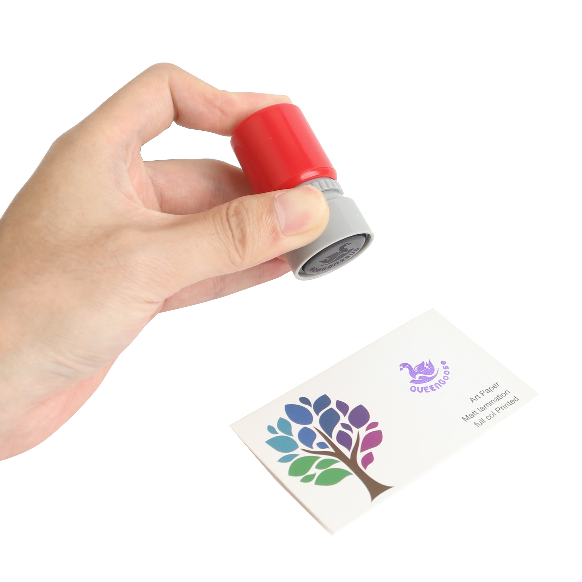 Coloured Round Stamp - Image 7