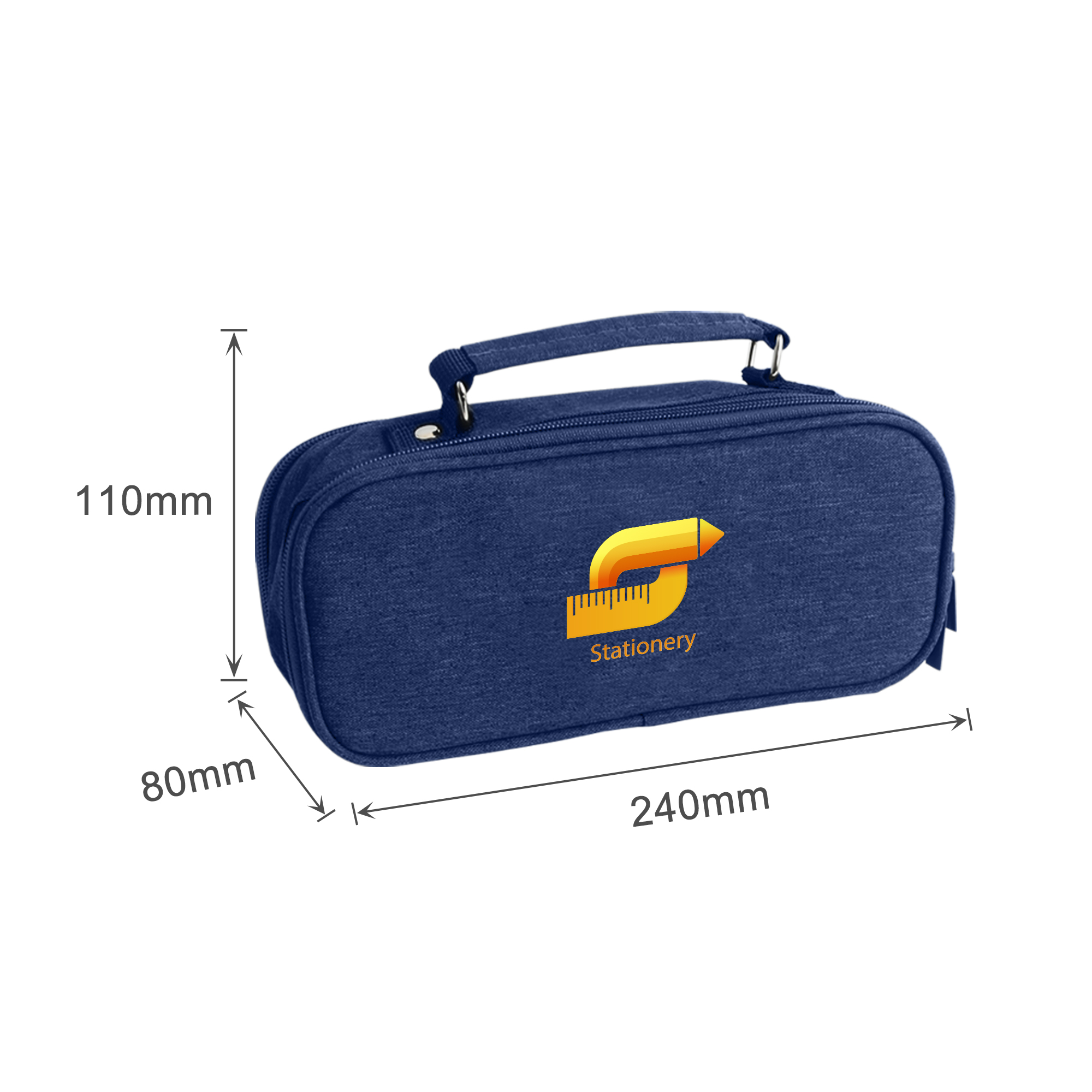 Pencil Case with Compartments and handle - Image 9