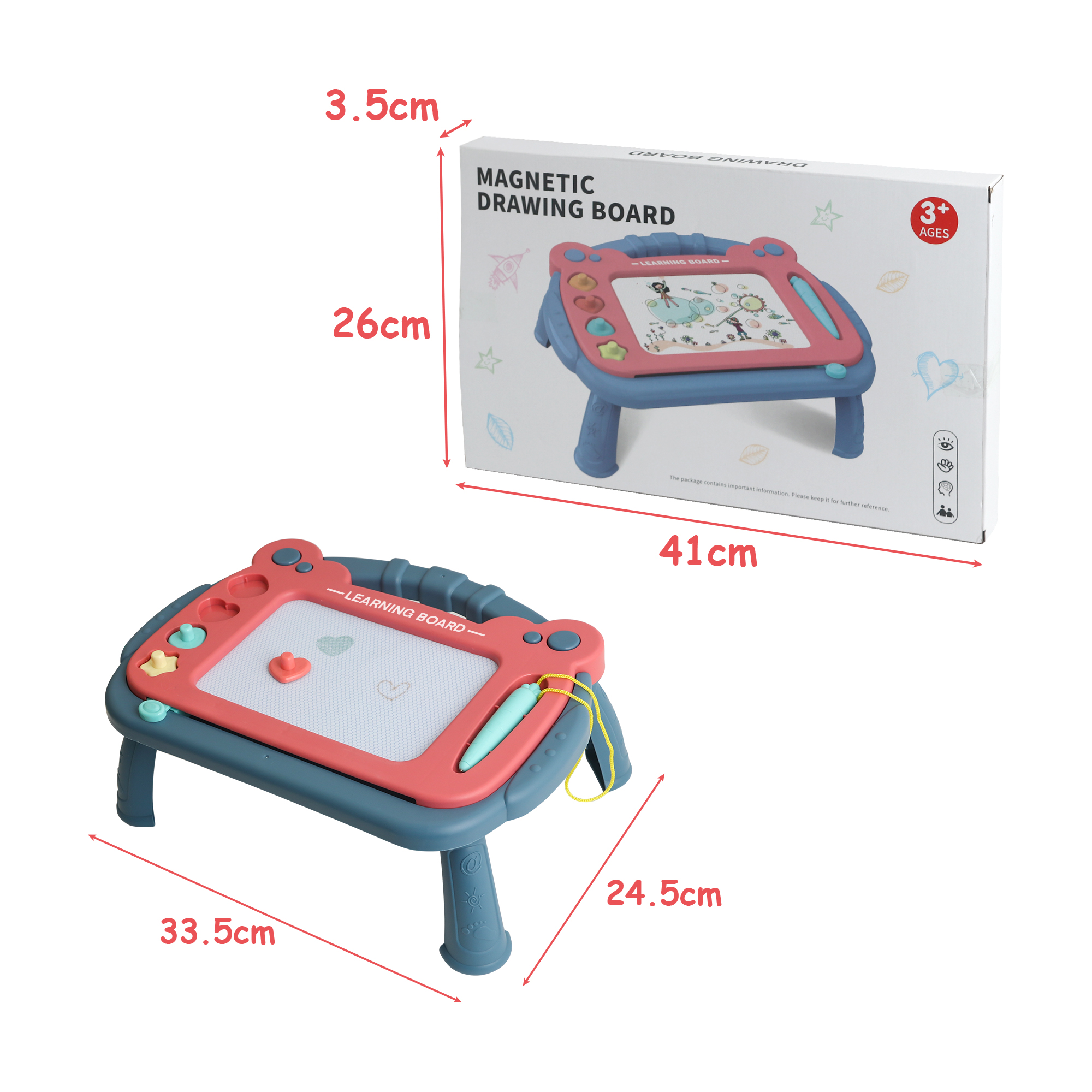 Magnetic Drawing Board with Stand - Image 7