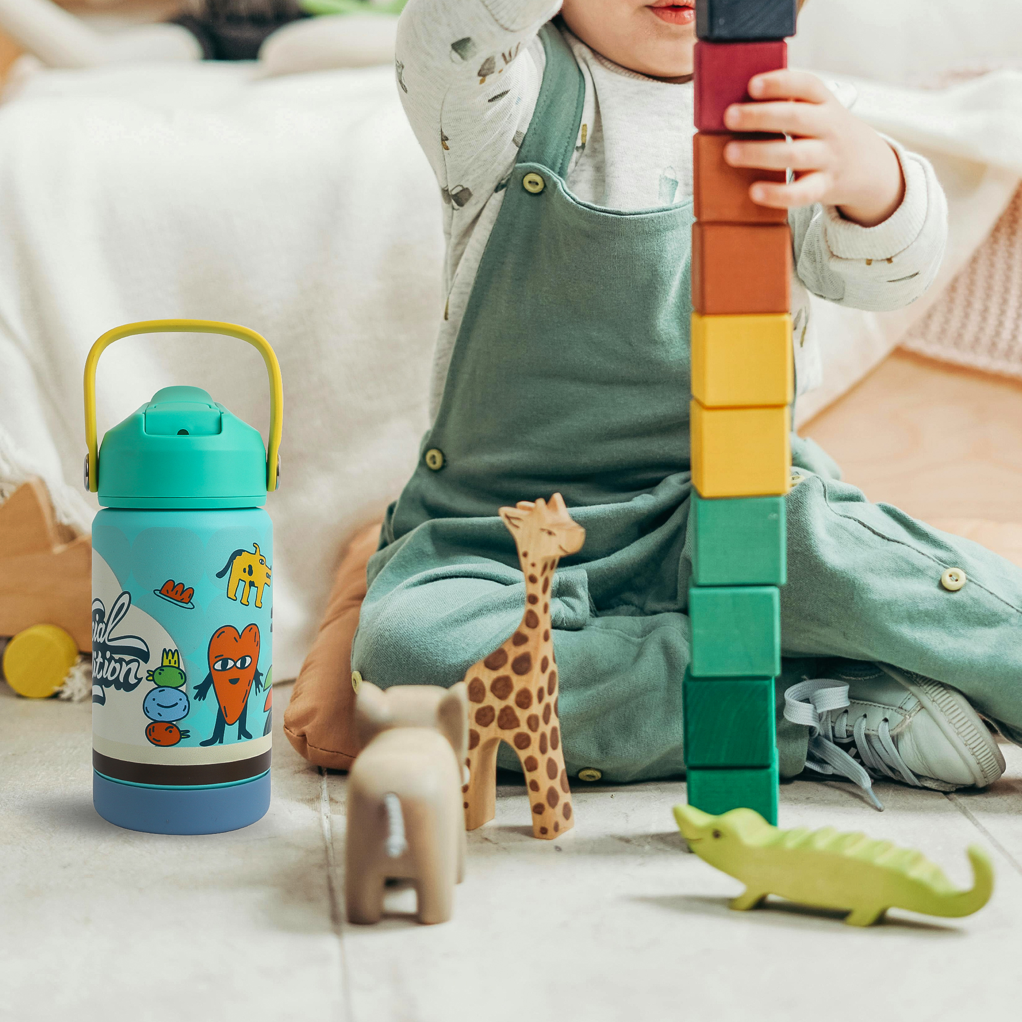 350ml Stainless Steel Kids Water Bottle - Image 9