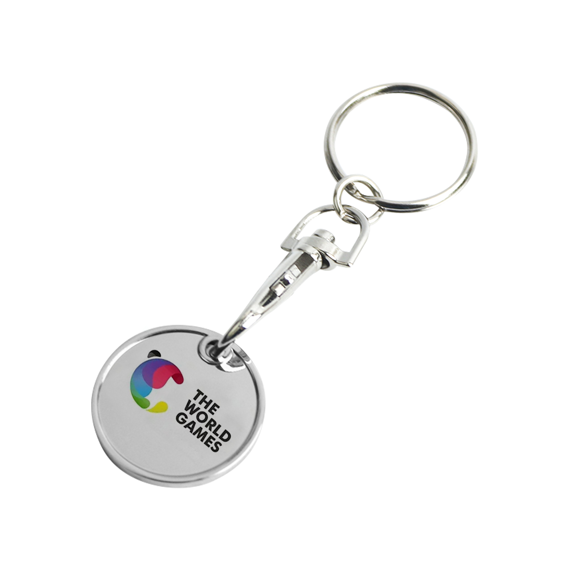 Printed Trolley Coin Keyring - Image 4