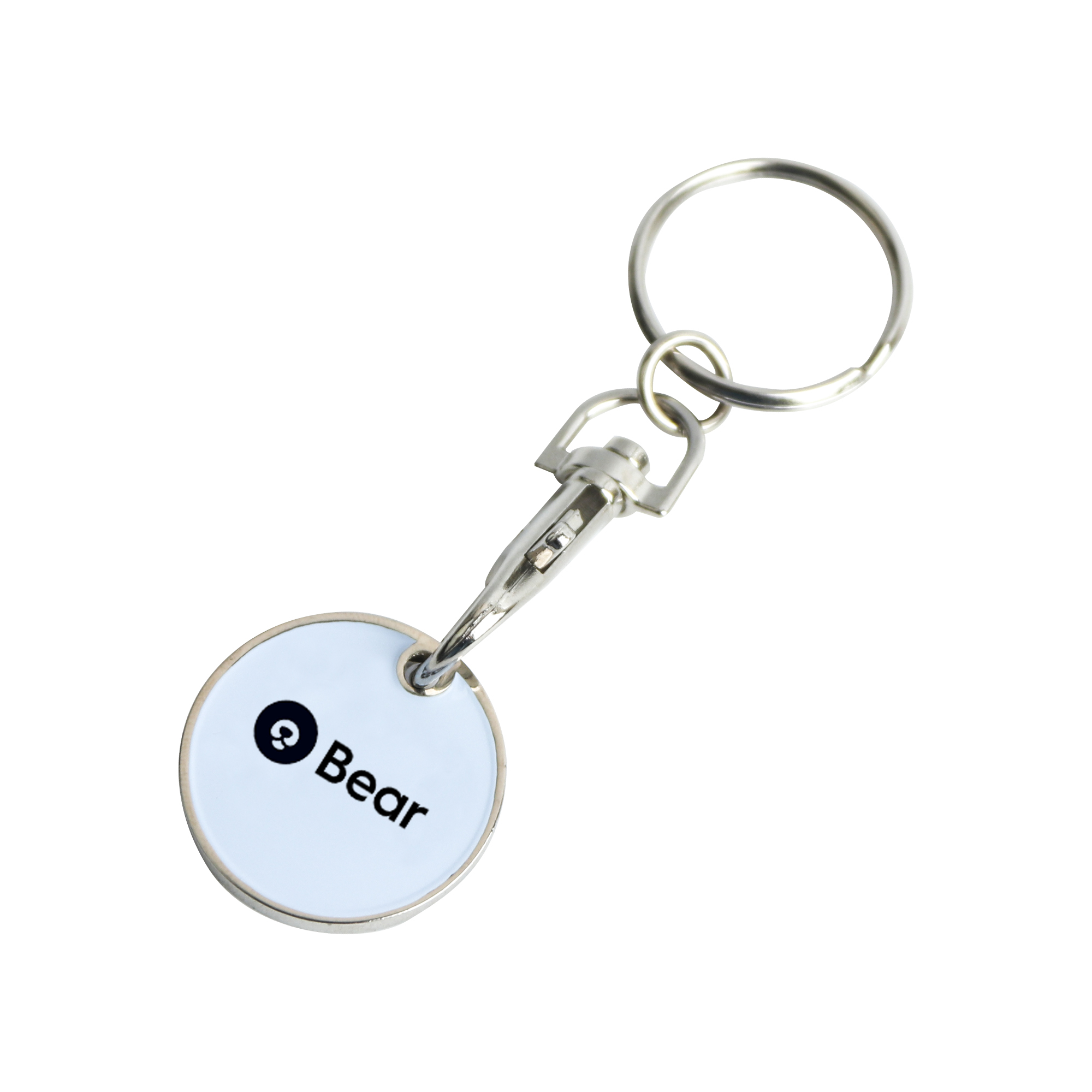 Printed Trolley Coin Keyring - Image 3