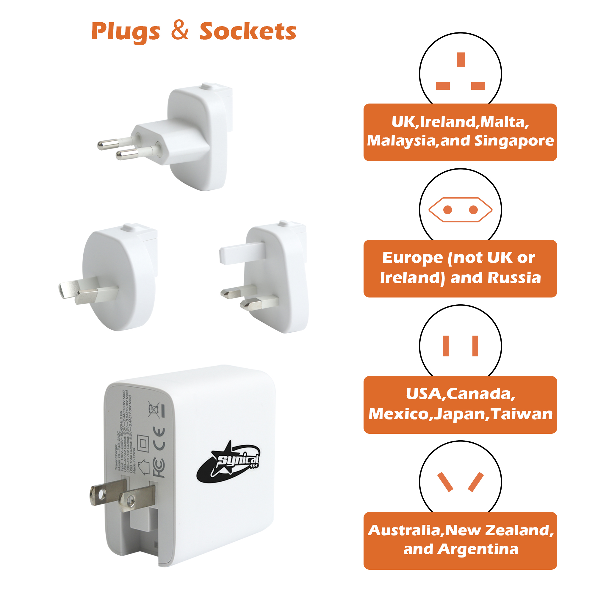 4 Ports Universal Travel Adapter - Image 7
