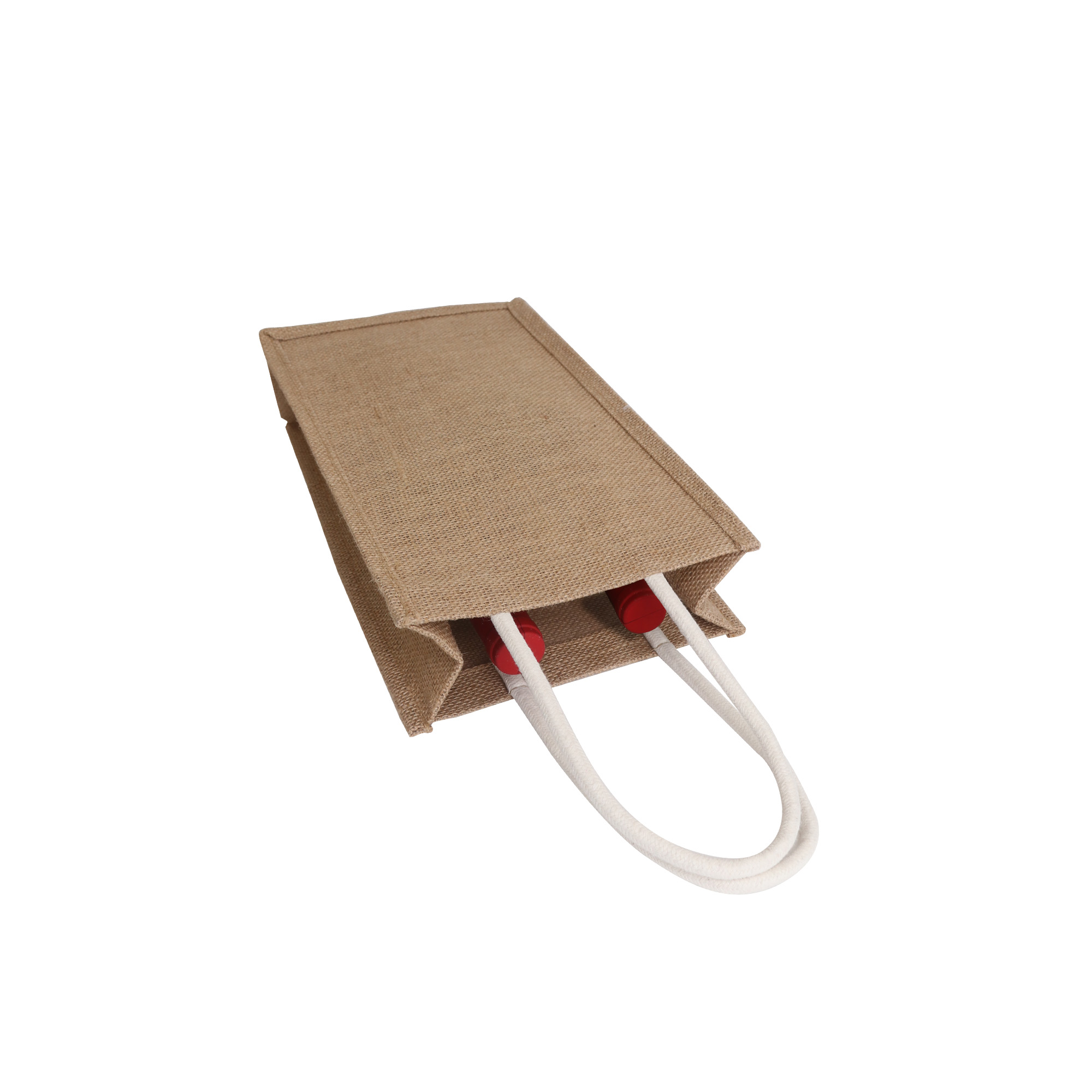 Jute Double Wine Carrier - Image 4
