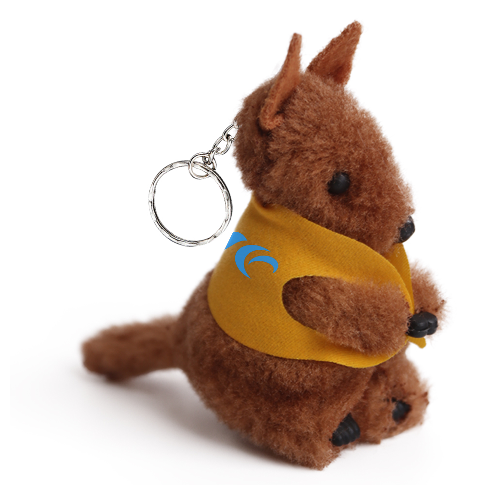 Kangaroo Clip on Stuffed Plush Toy - Image 3