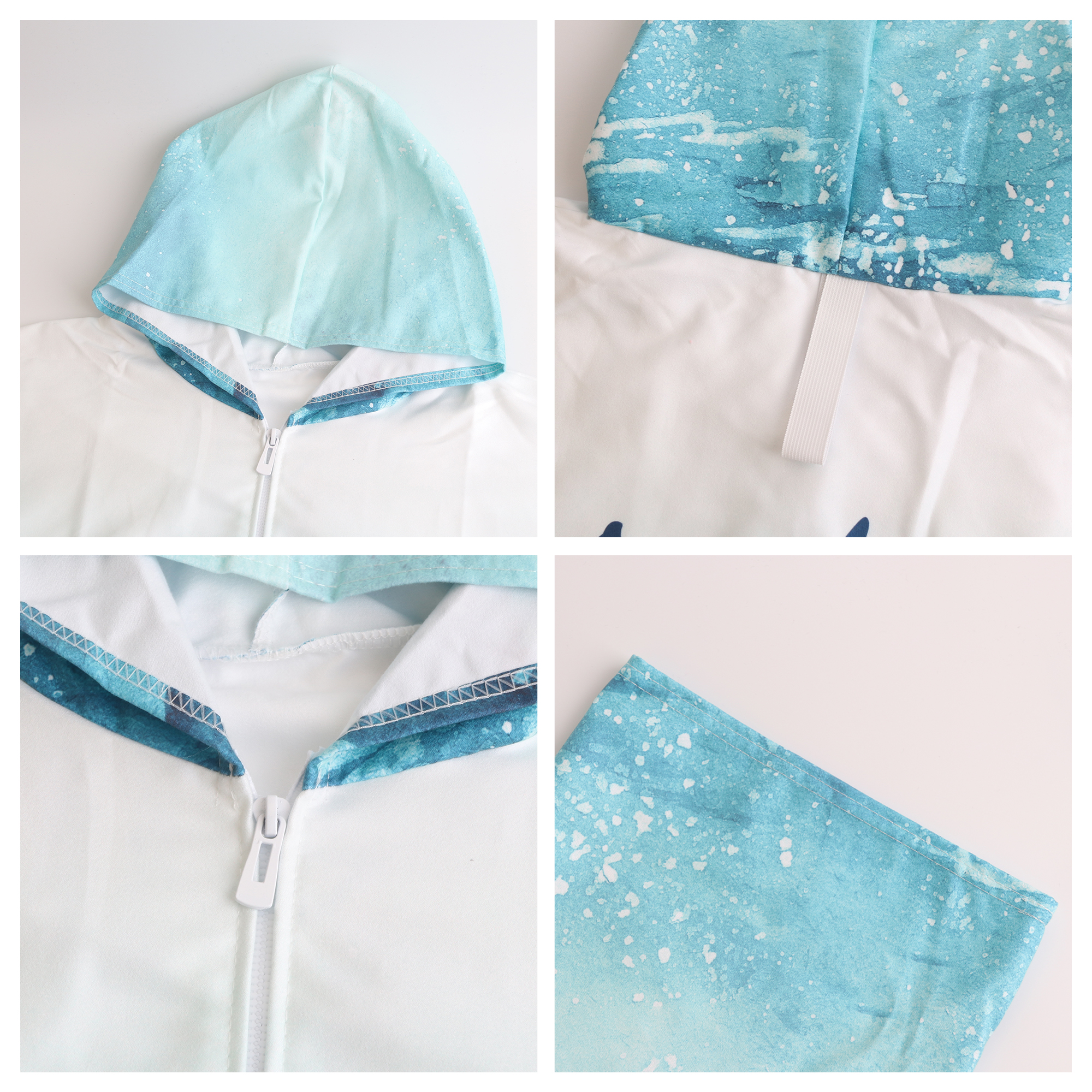 Quick-Drying Sublimation Hooded Change Towel with Zip - Image 6