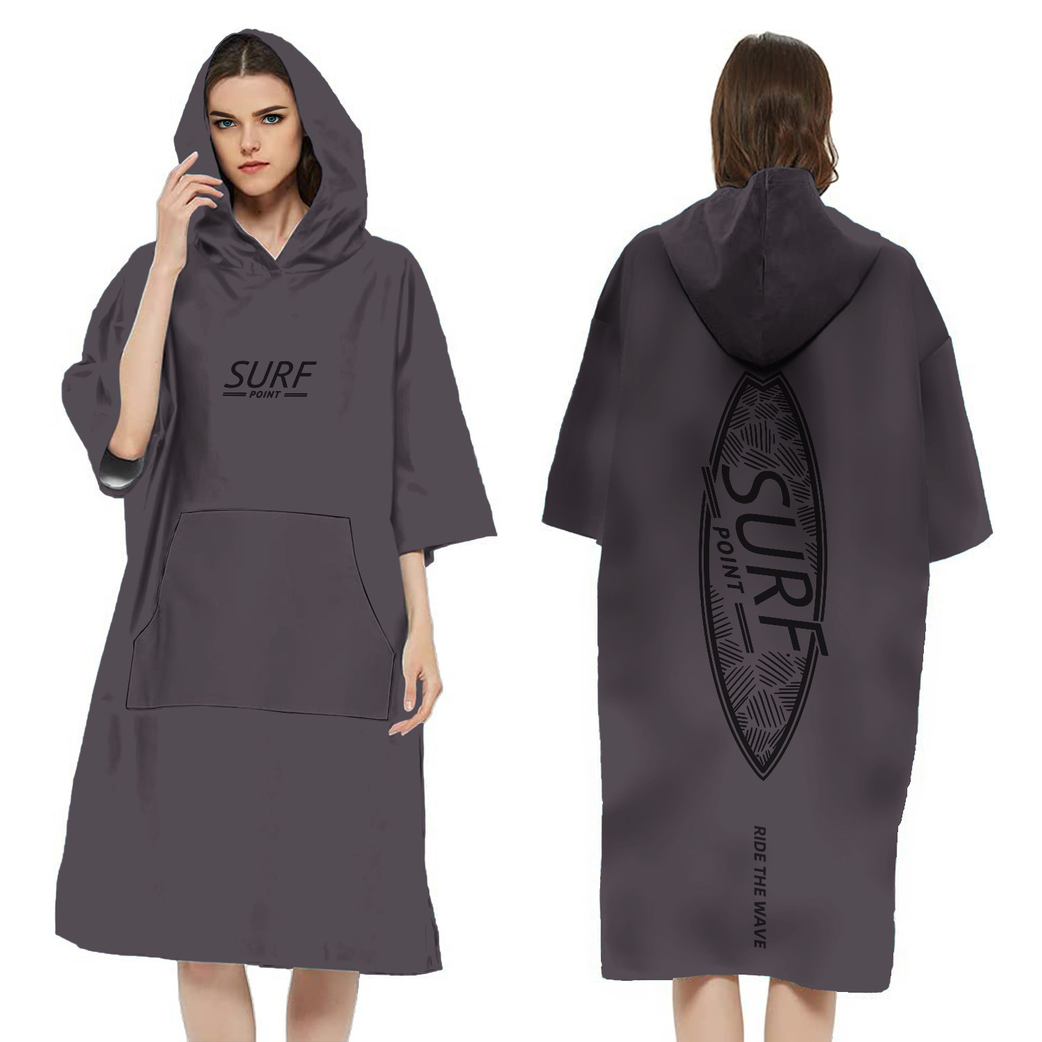 Quick-Drying Sublimation Hooded Change Towel - Image 2