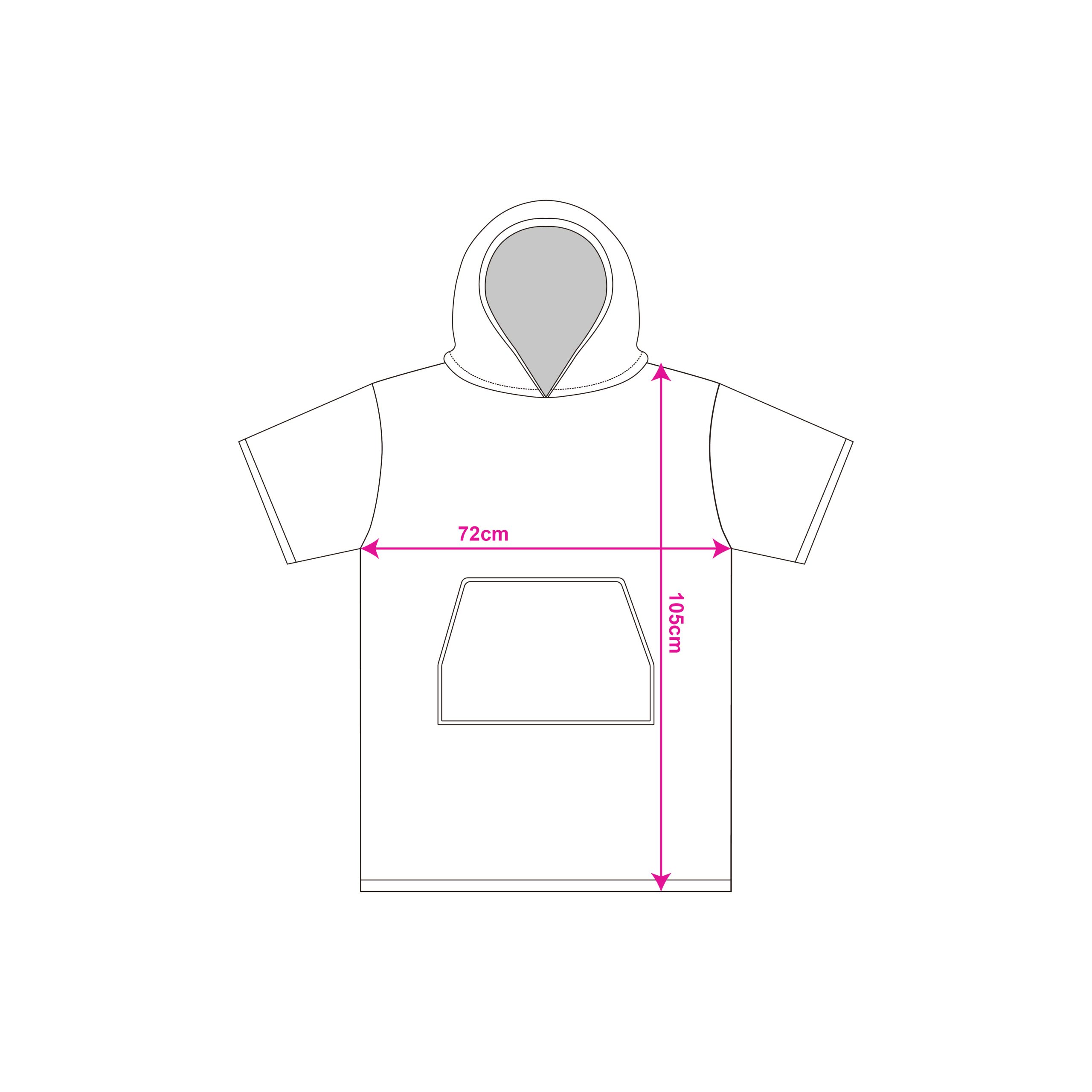 Quick-Drying Sublimation Hooded Change Towel - Image 7