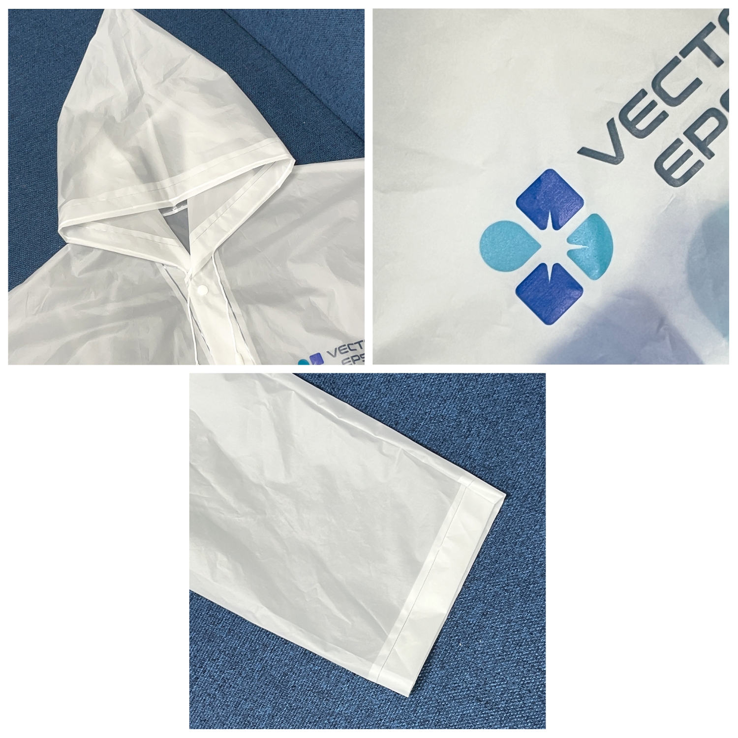 Reusable Adult EVA Digital Print Raincoat - Image 6