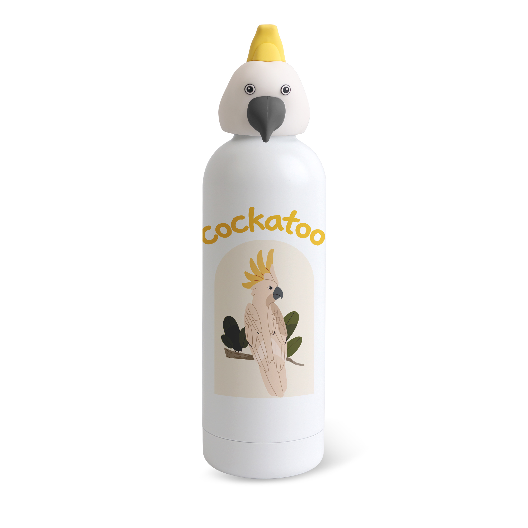 Double Wall Vacuum Bottle with Animal Head - Image 10