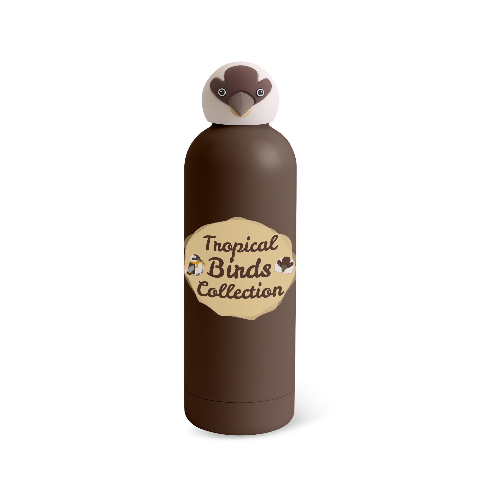 Double Wall Vacuum Bottle with Animal Head - Image 11