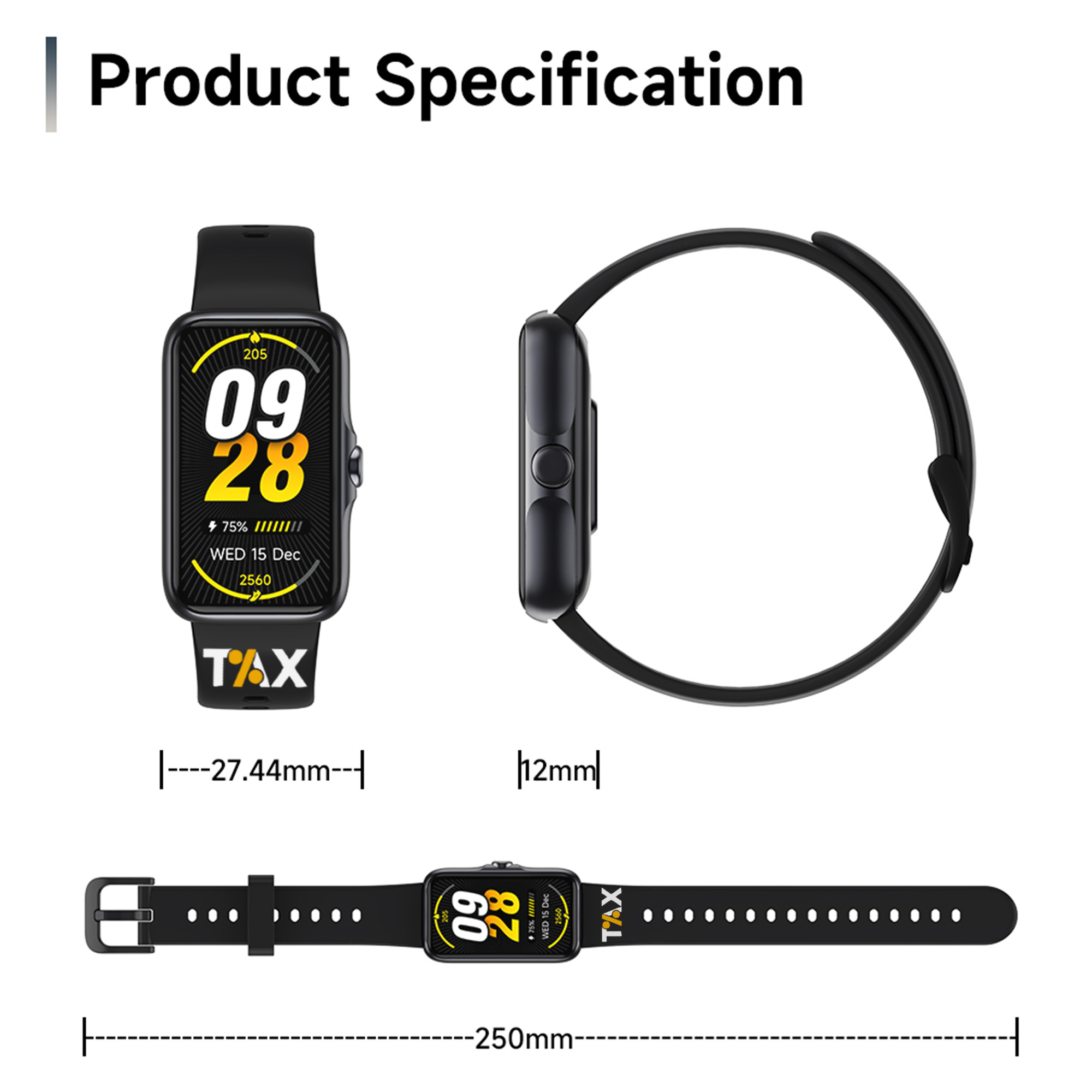 1.47" Square Smart Band - Image 7