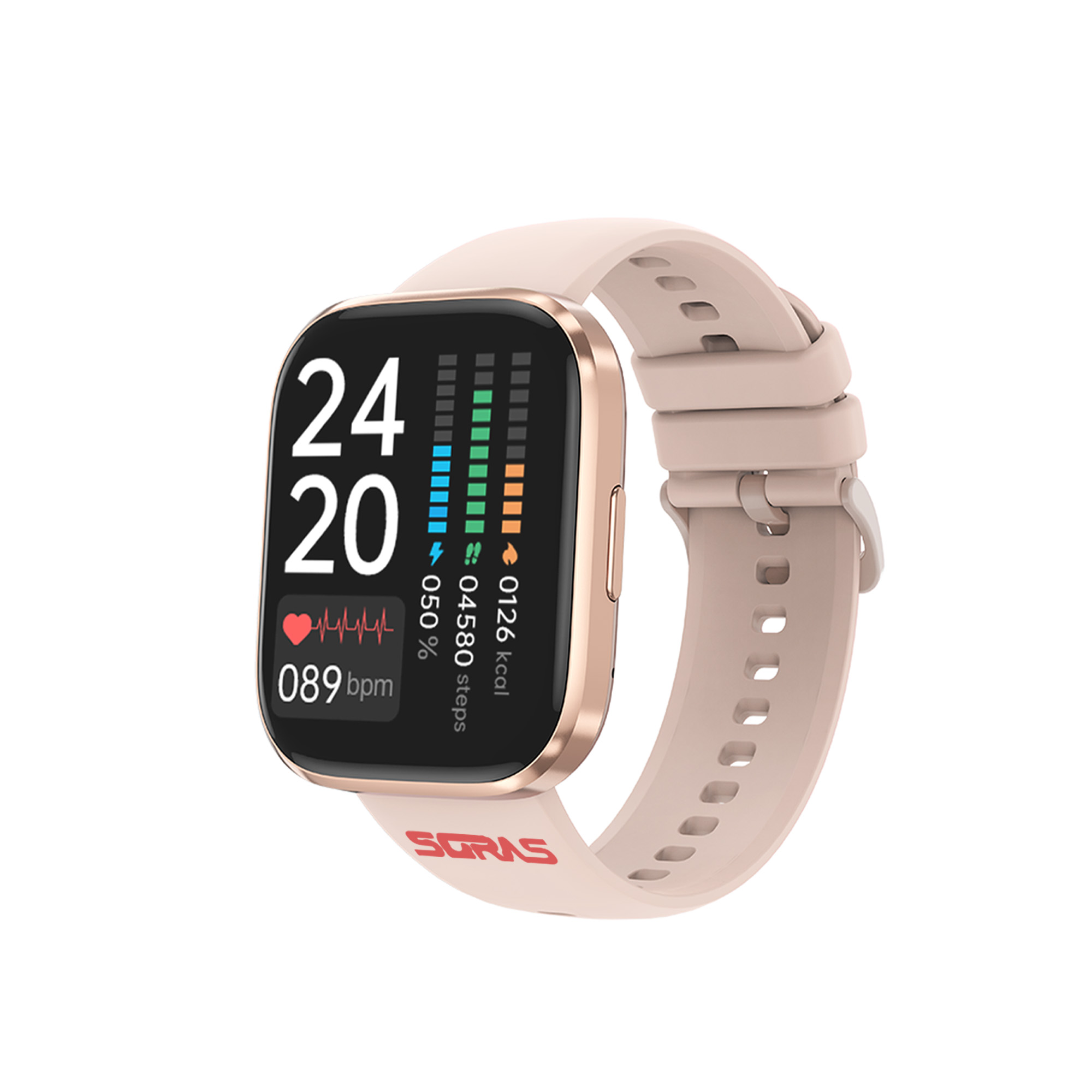 1.96" Square Smart Watch - Image 3
