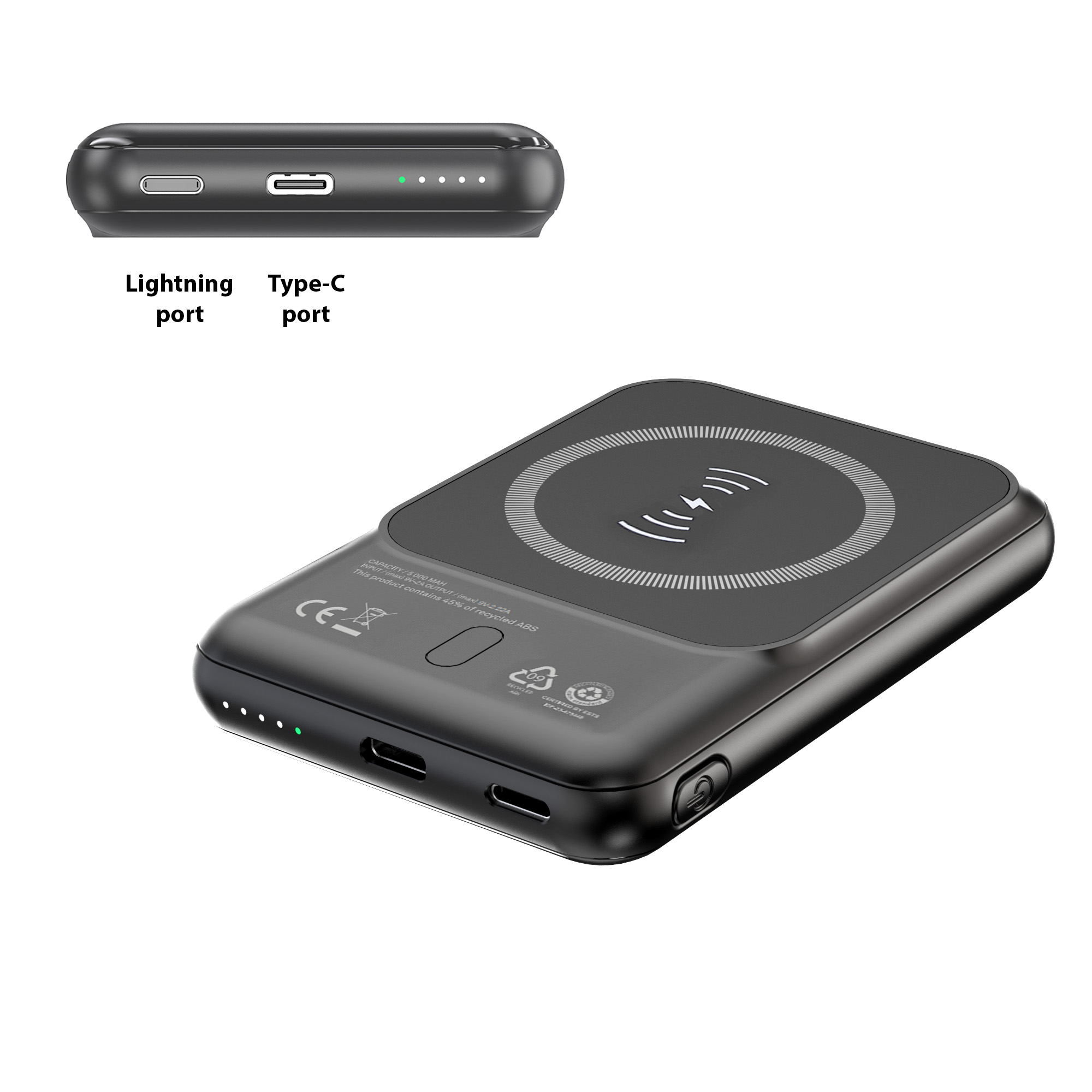 5000mAh Eco Magnetic Power Bank - Image 5
