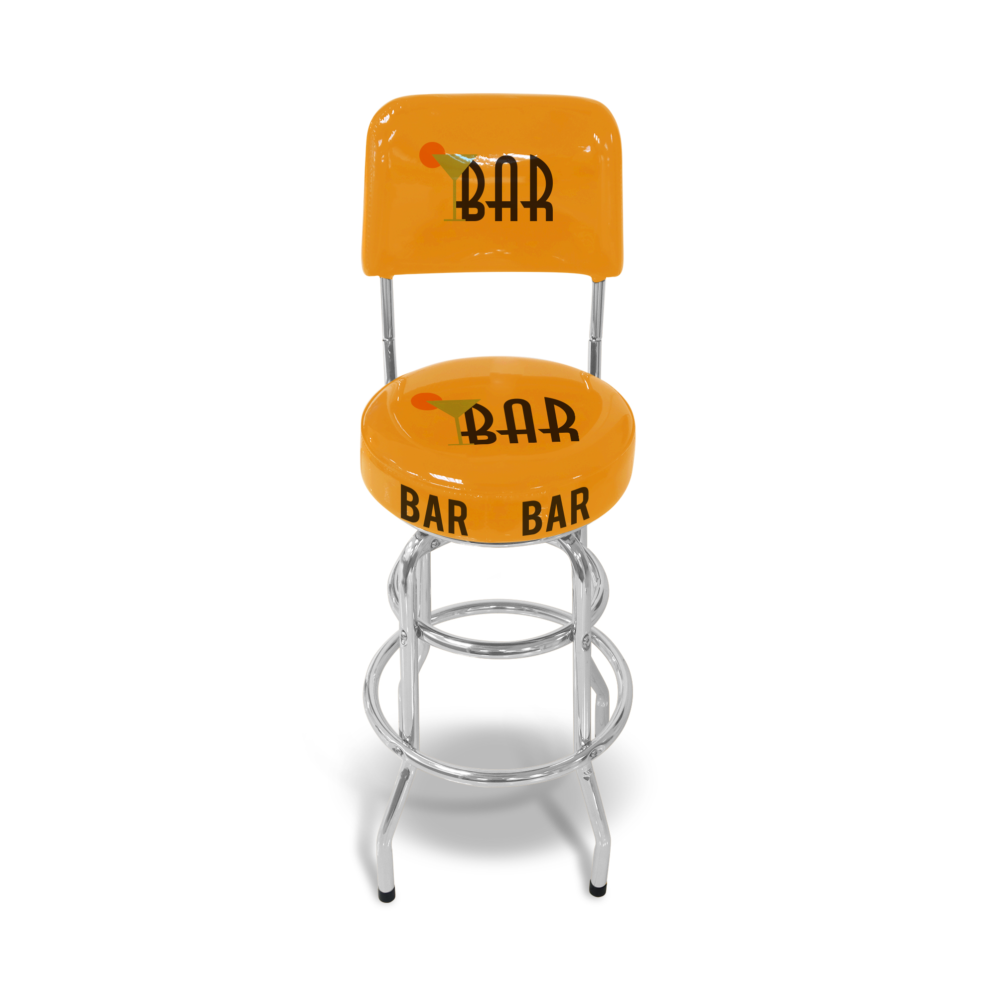 Bar stool with back - Image 2