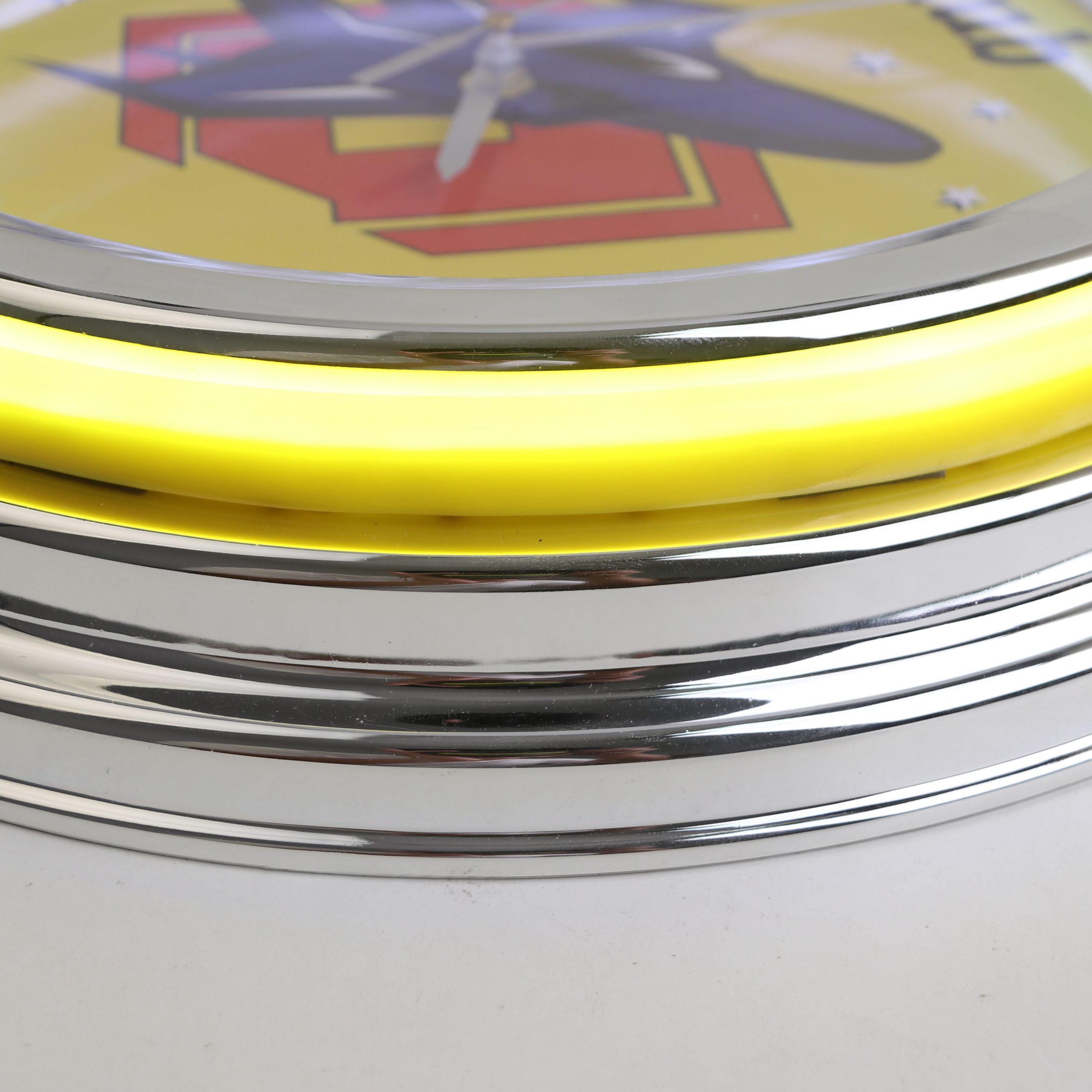 Double Ring Neon Wall Clock - Image 4