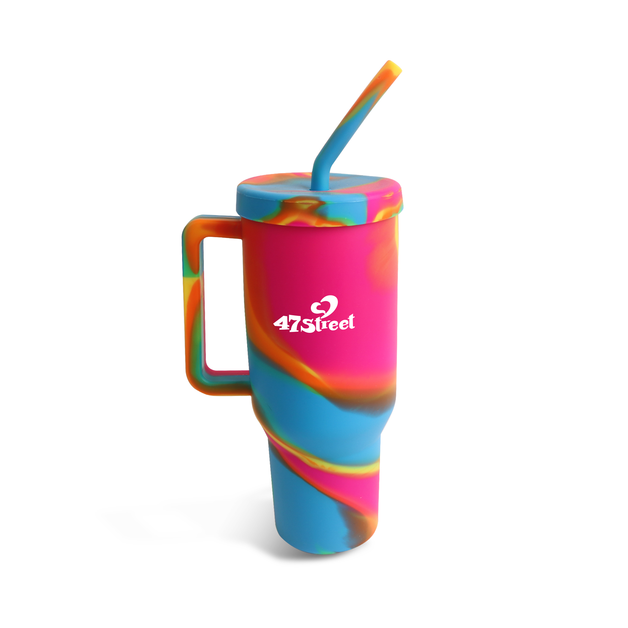 1200ml Custom Silicone Cup with Handle - Image 3