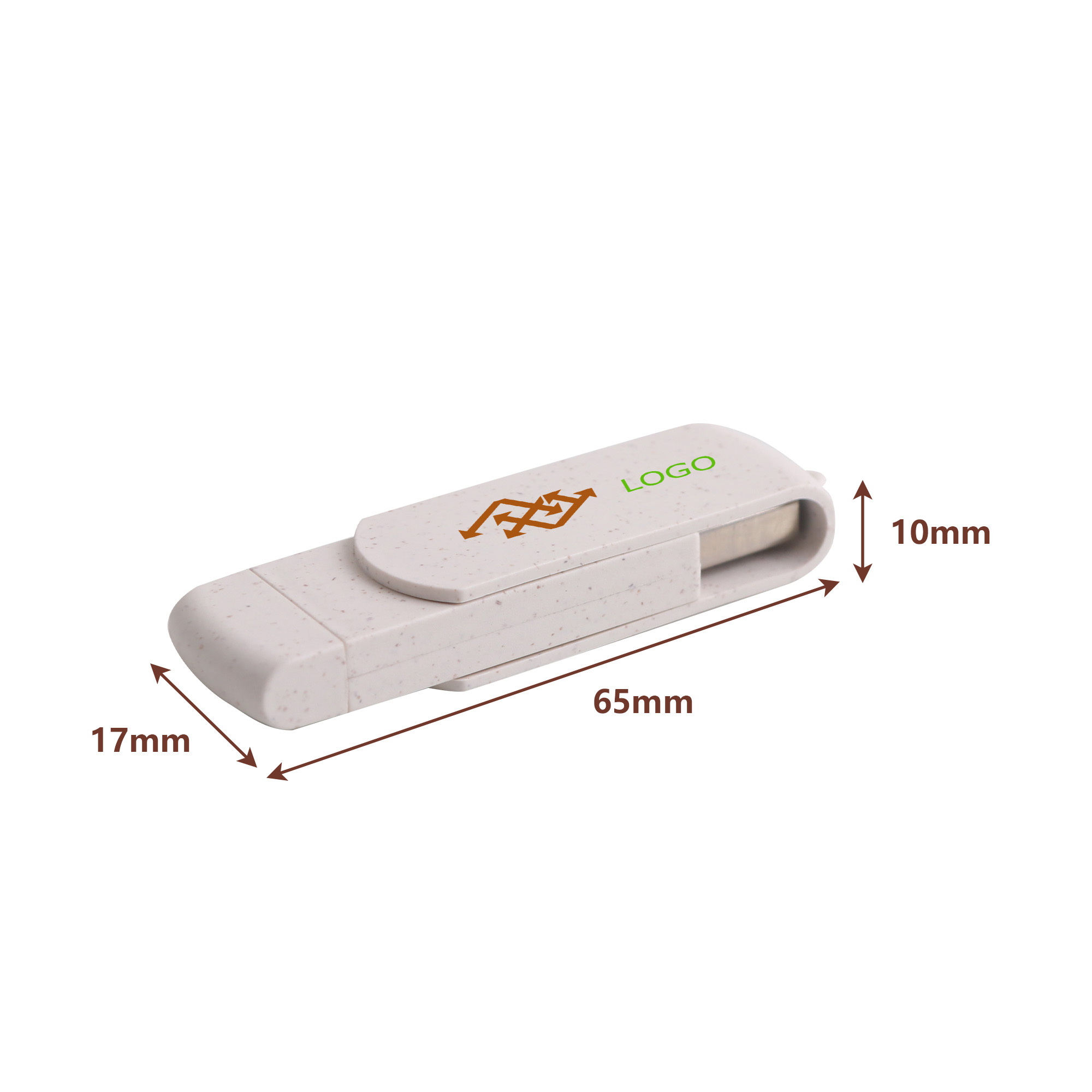 Rotate Wheat Straw Type C Flash Drive - Image 9