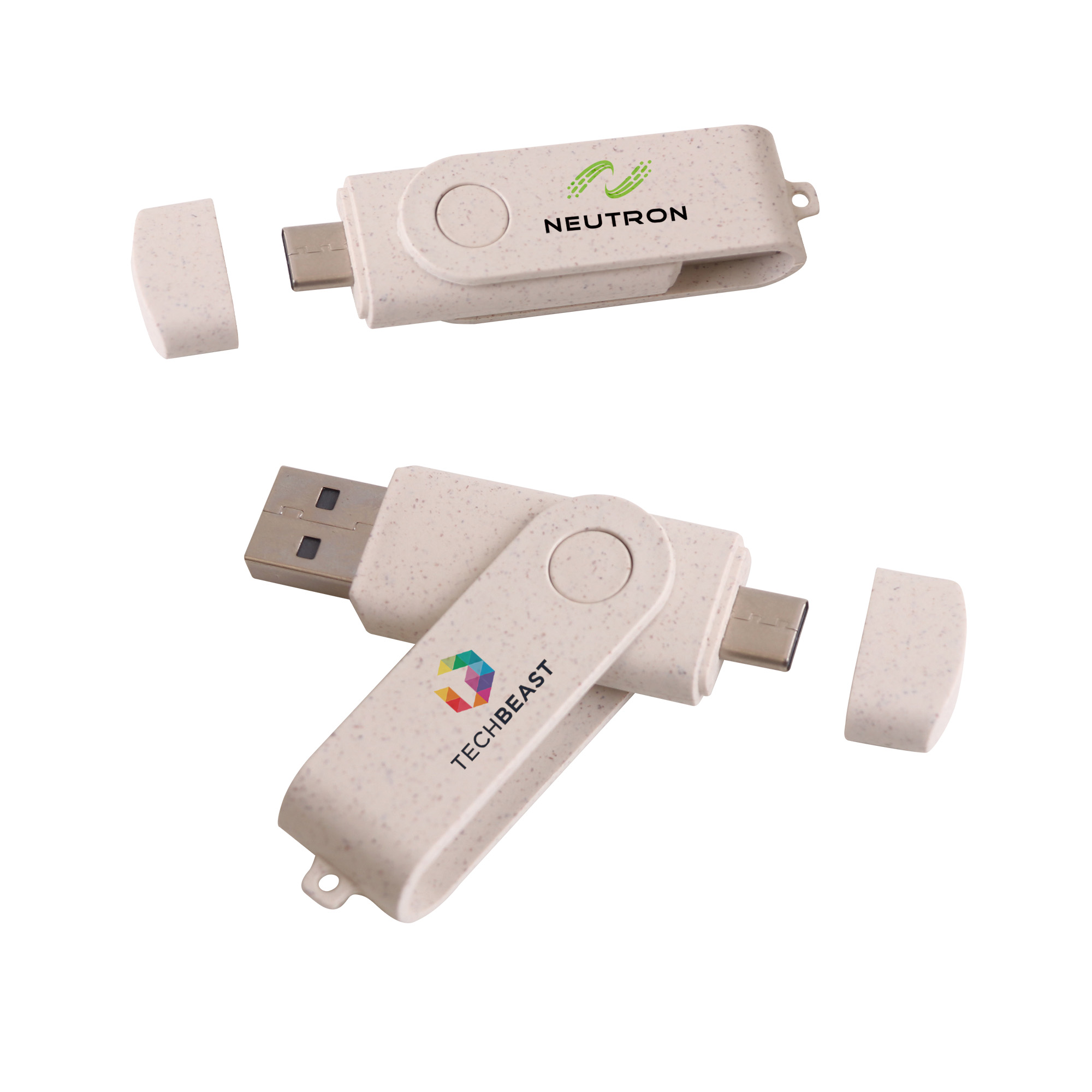 Double-end Eco Swivel Type C Flash Drive - Image 7