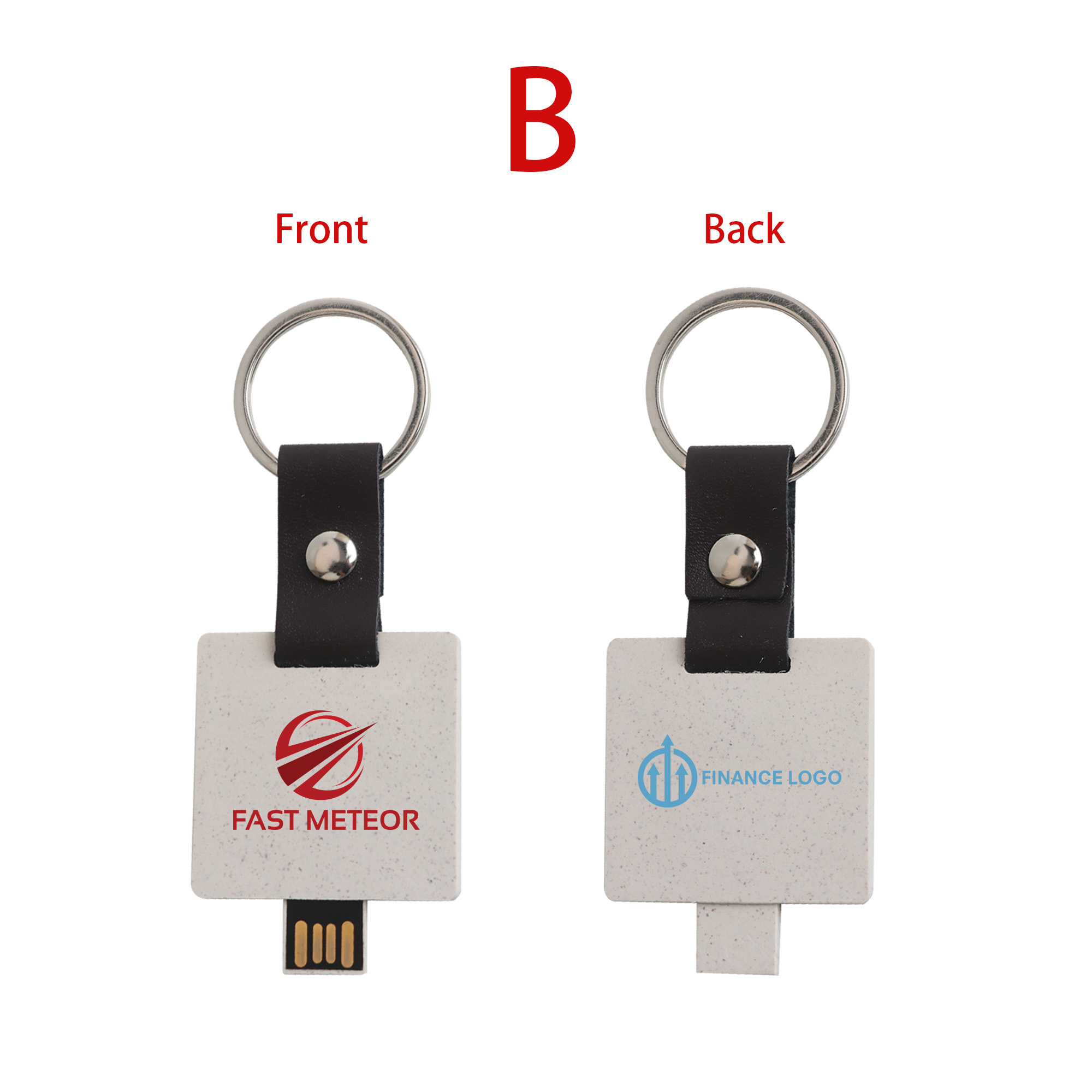 Eco Mini Flash Drive Keychain - Image 4