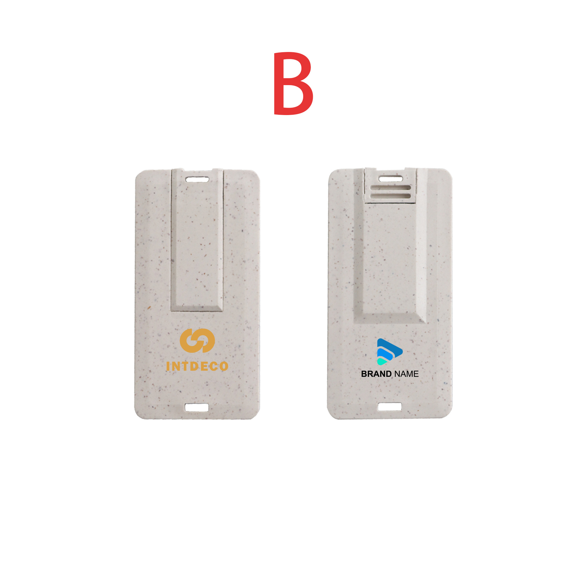 Wheat Straw Credit Card Flash Drive - Image 4