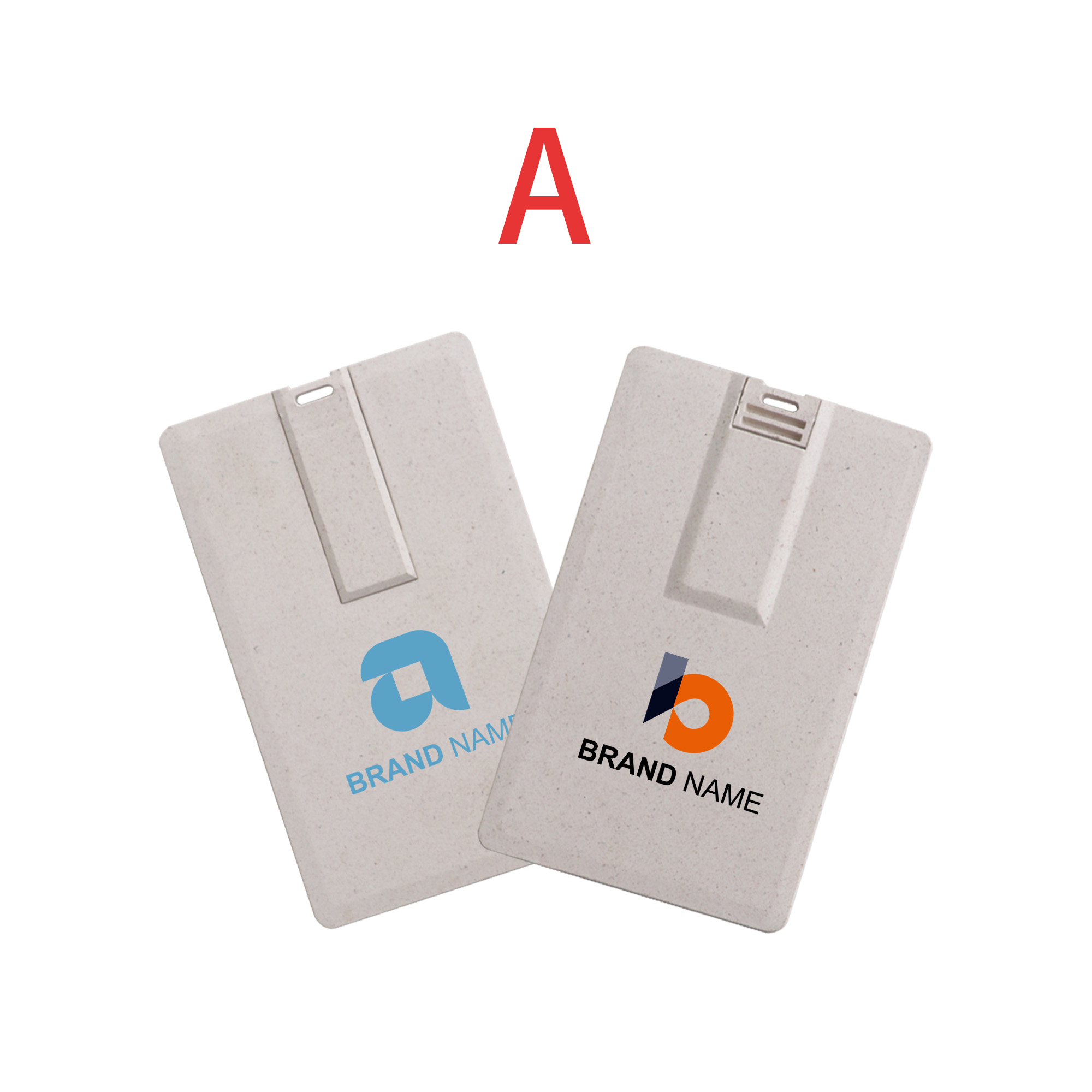 Wheat Straw Credit Card Flash Drive - Image 2