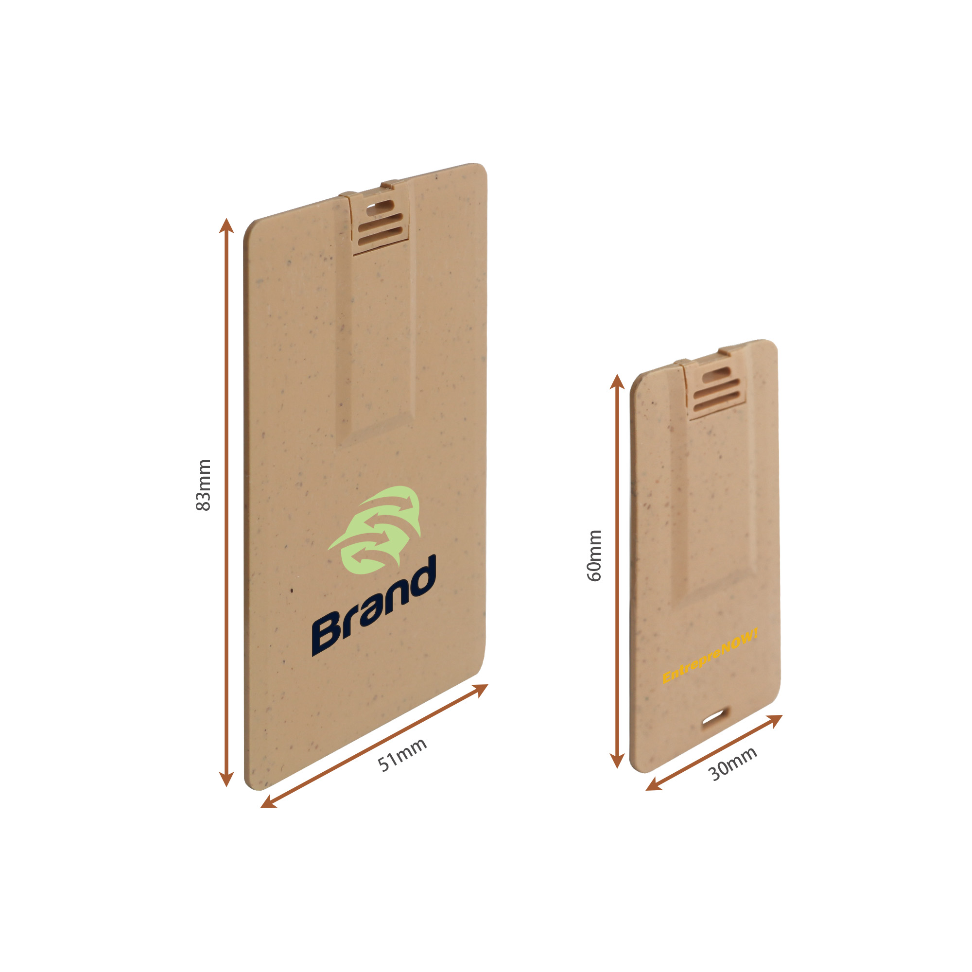 Wheat Straw Credit Card Flash Drive - Image 6