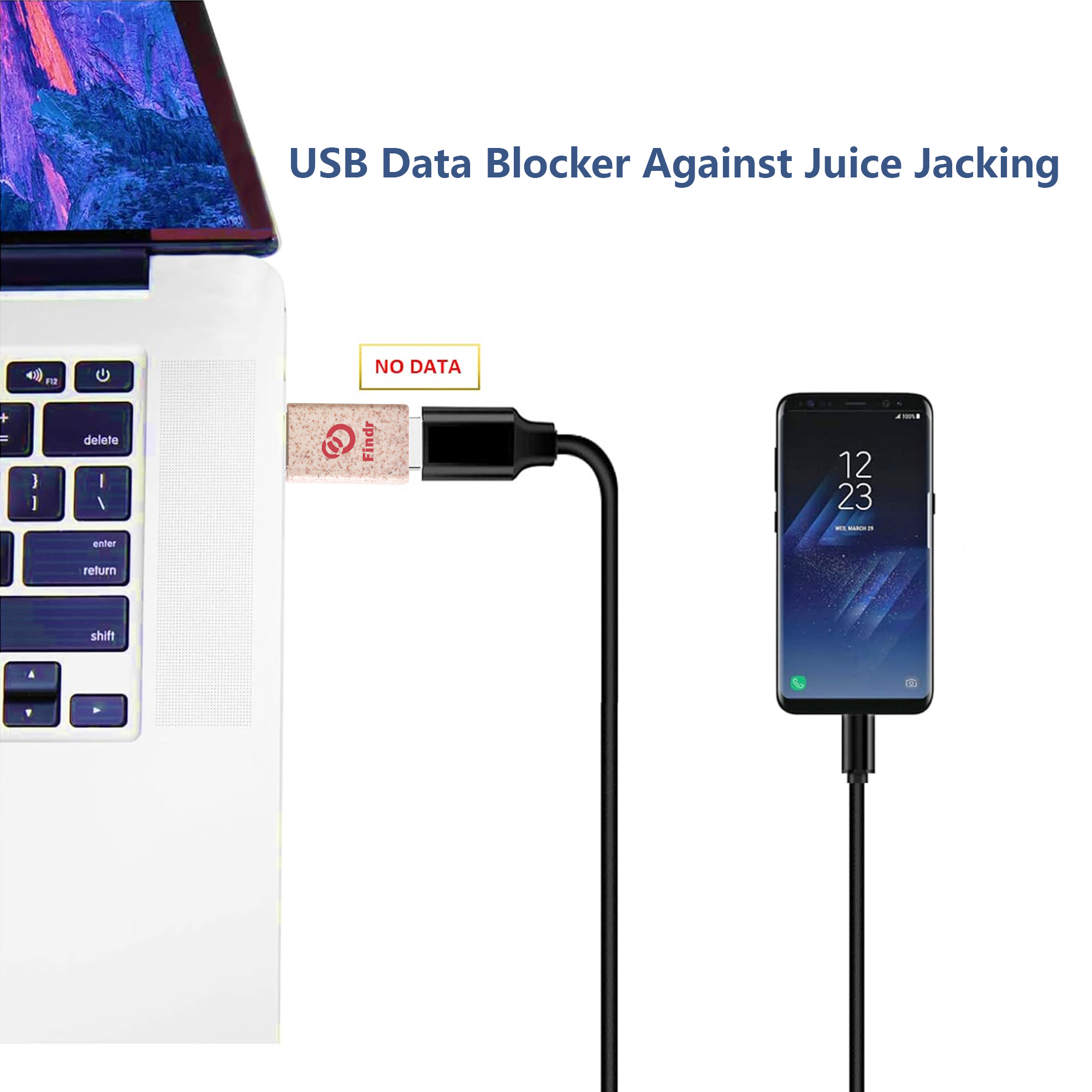 Wheat Straw USB Data Blocker - Image 8