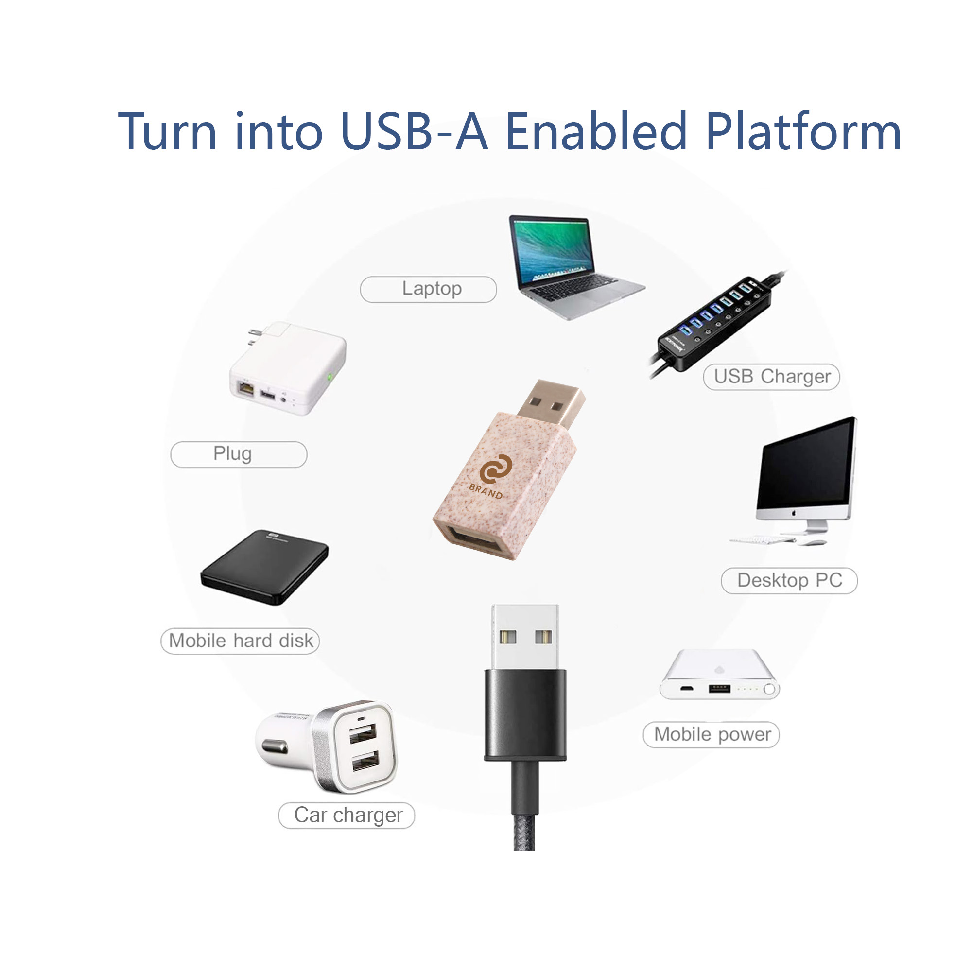 Wheat Straw USB Data Blocker - Image 9