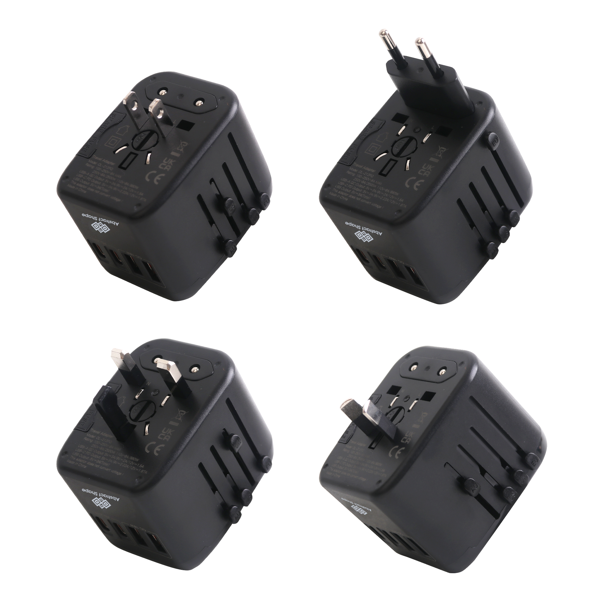 Universal Travel Adapter with USB-C Ports - Image 7
