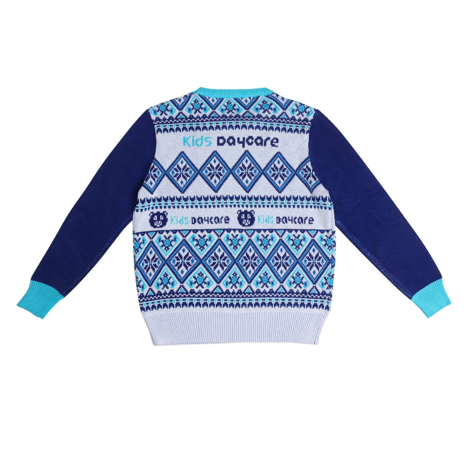 Unisex Winter Acrylic Cotton Jacquard Sweater - Image 4
