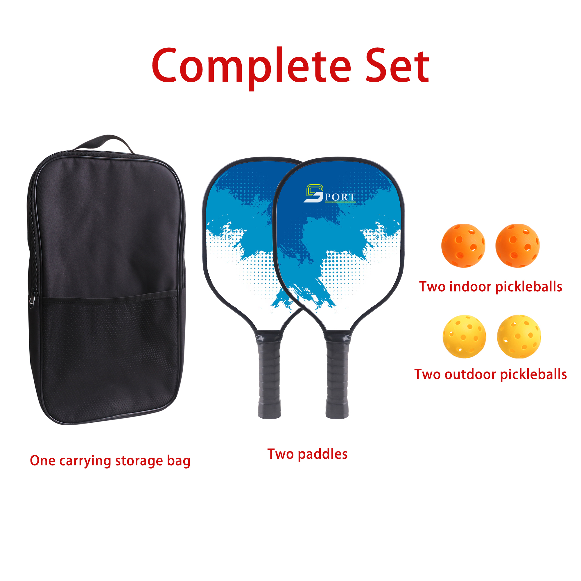 Wooden Pickleball Set - Image 9