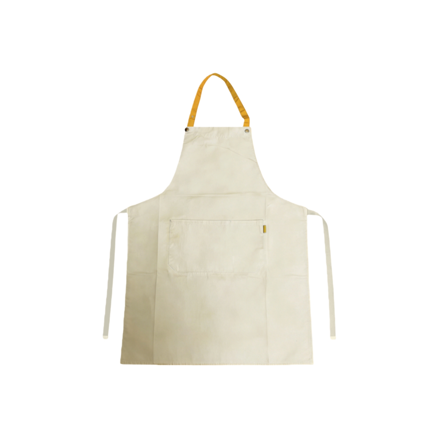 Poly-Cotton Canvas Full Bib Apron With Colour Neck Strap - Image 5