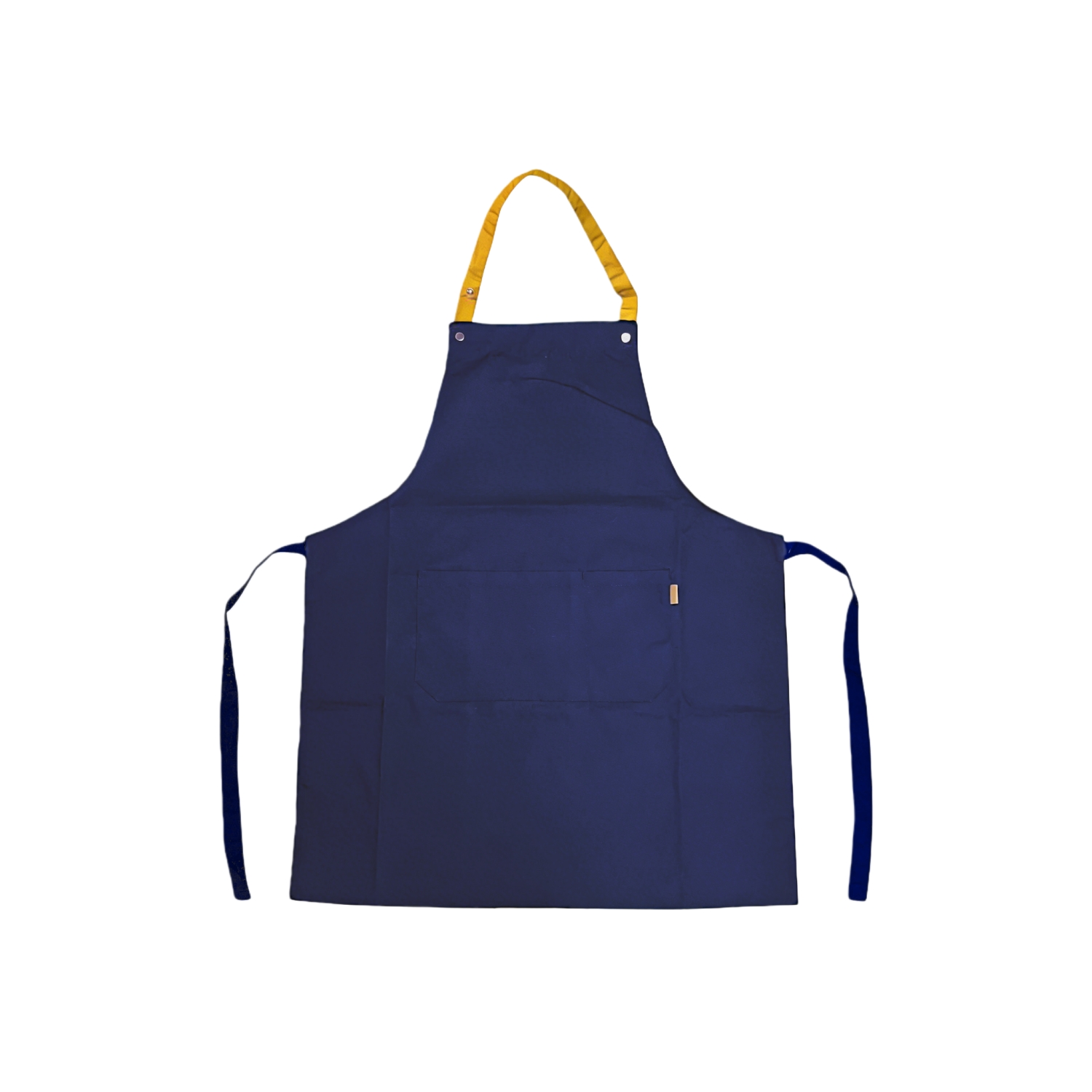 Poly-Cotton Canvas Full Bib Apron With Colour Neck Strap - Image 6