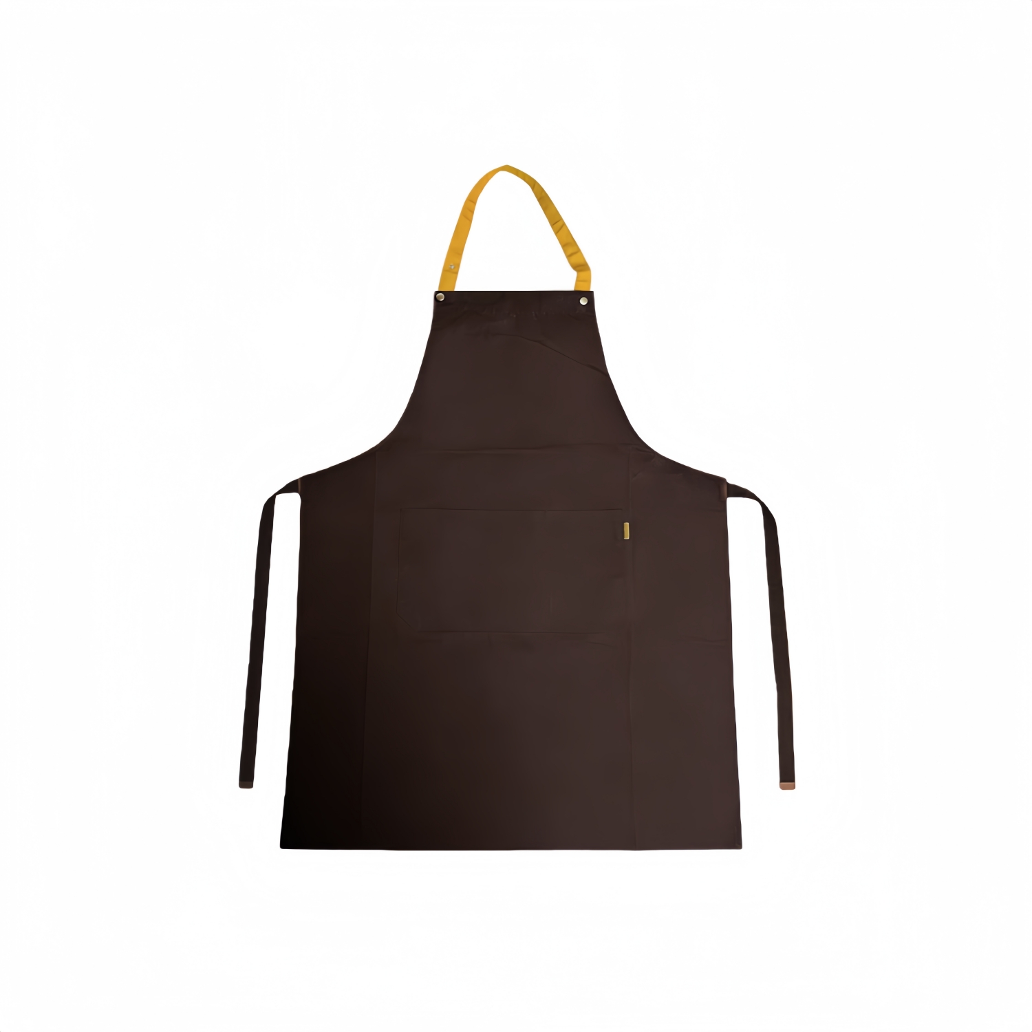 Poly-Cotton Canvas Full Bib Apron With Colour Neck Strap - Image 11