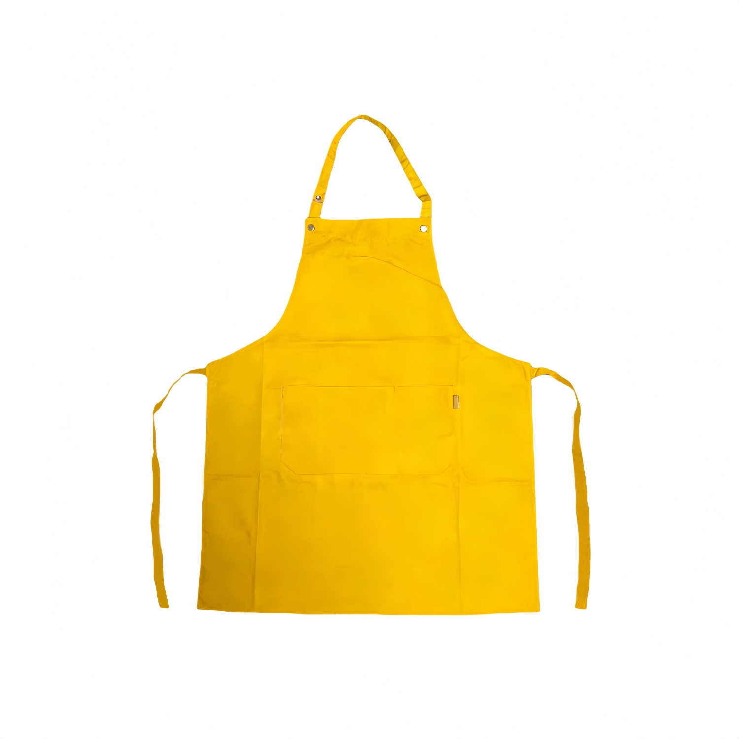 Poly-Cotton Canvas Full Bib Apron With Colour Neck Strap - Image 8
