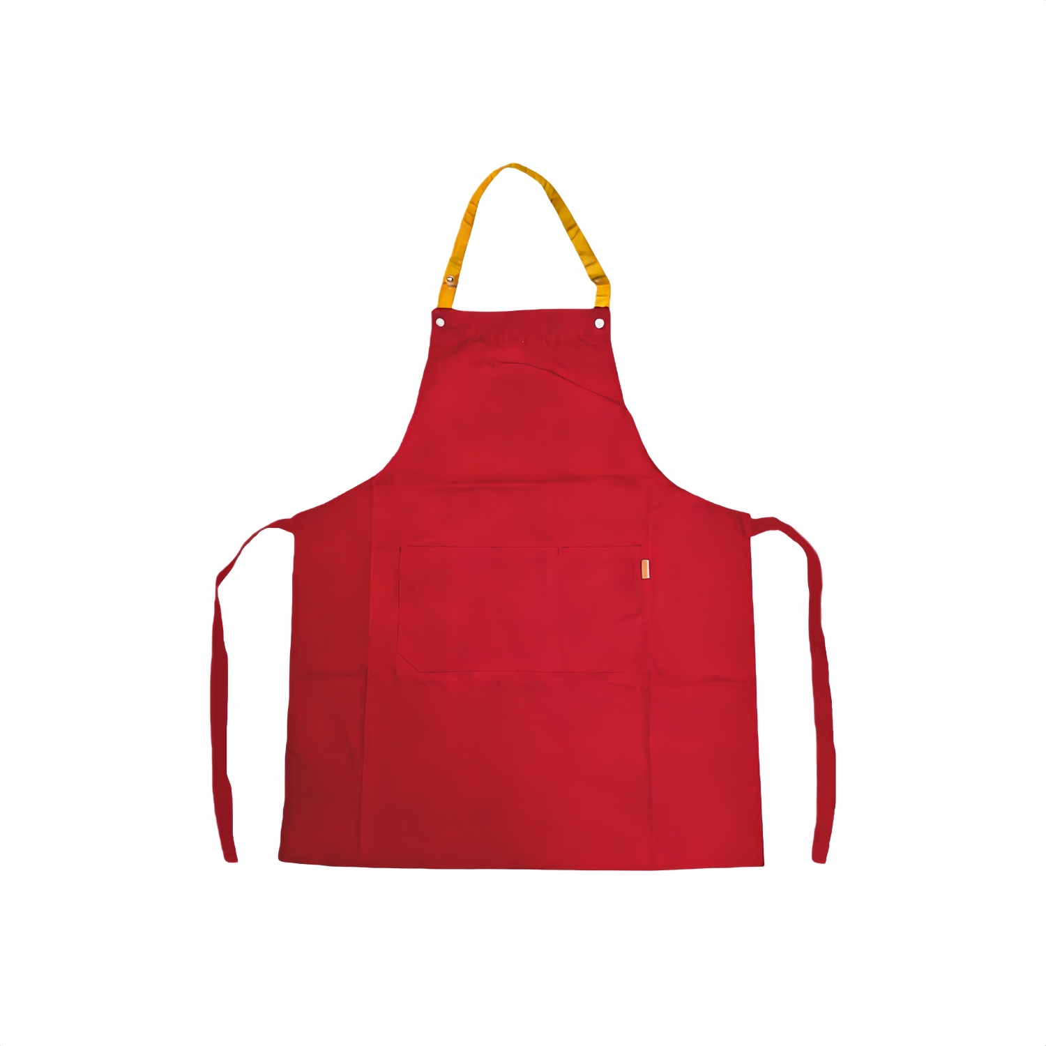 Poly-Cotton Canvas Full Bib Apron With Colour Neck Strap - Image 7