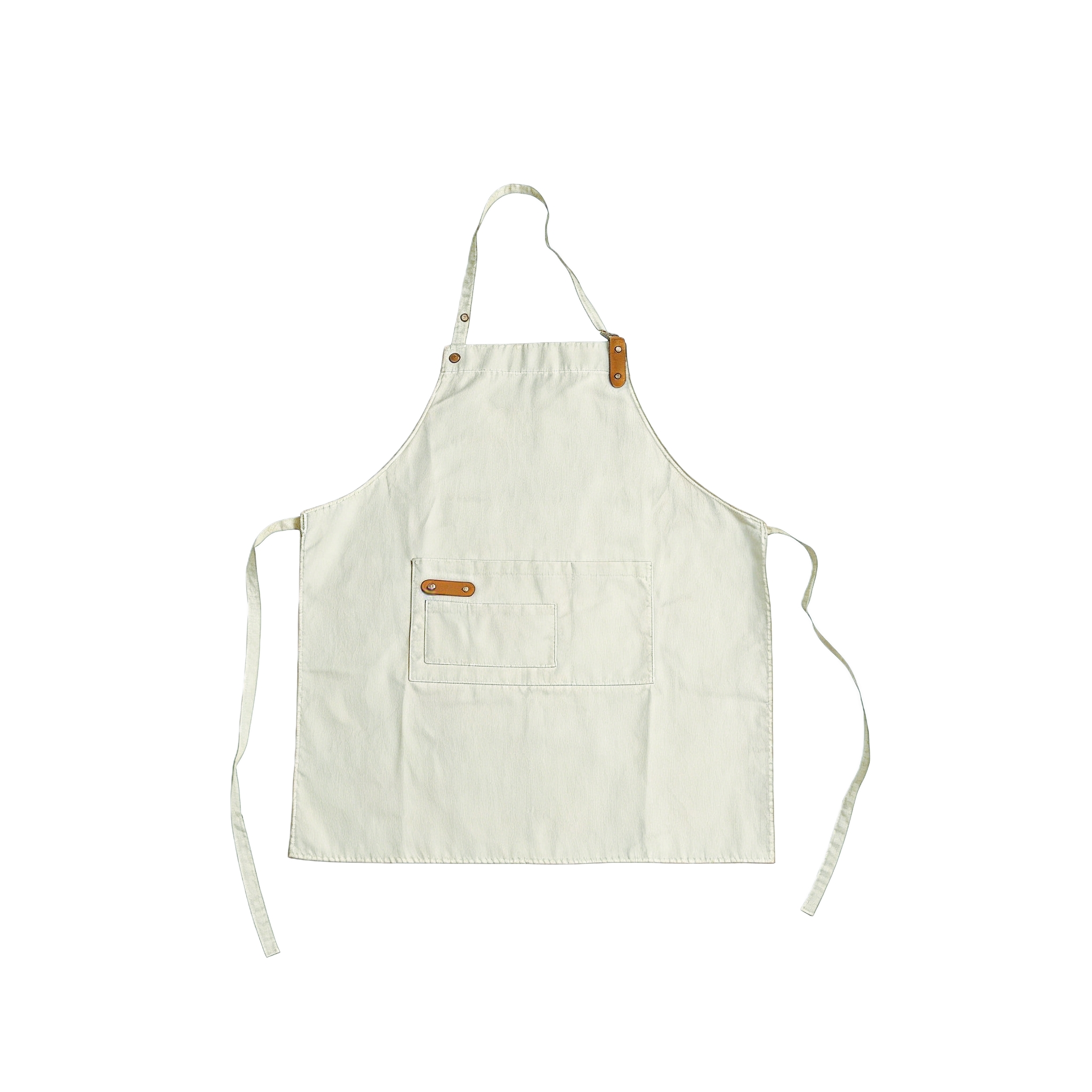 Poly-Cotton Canvas Full Bib Apron With Neck Strap - Image 5