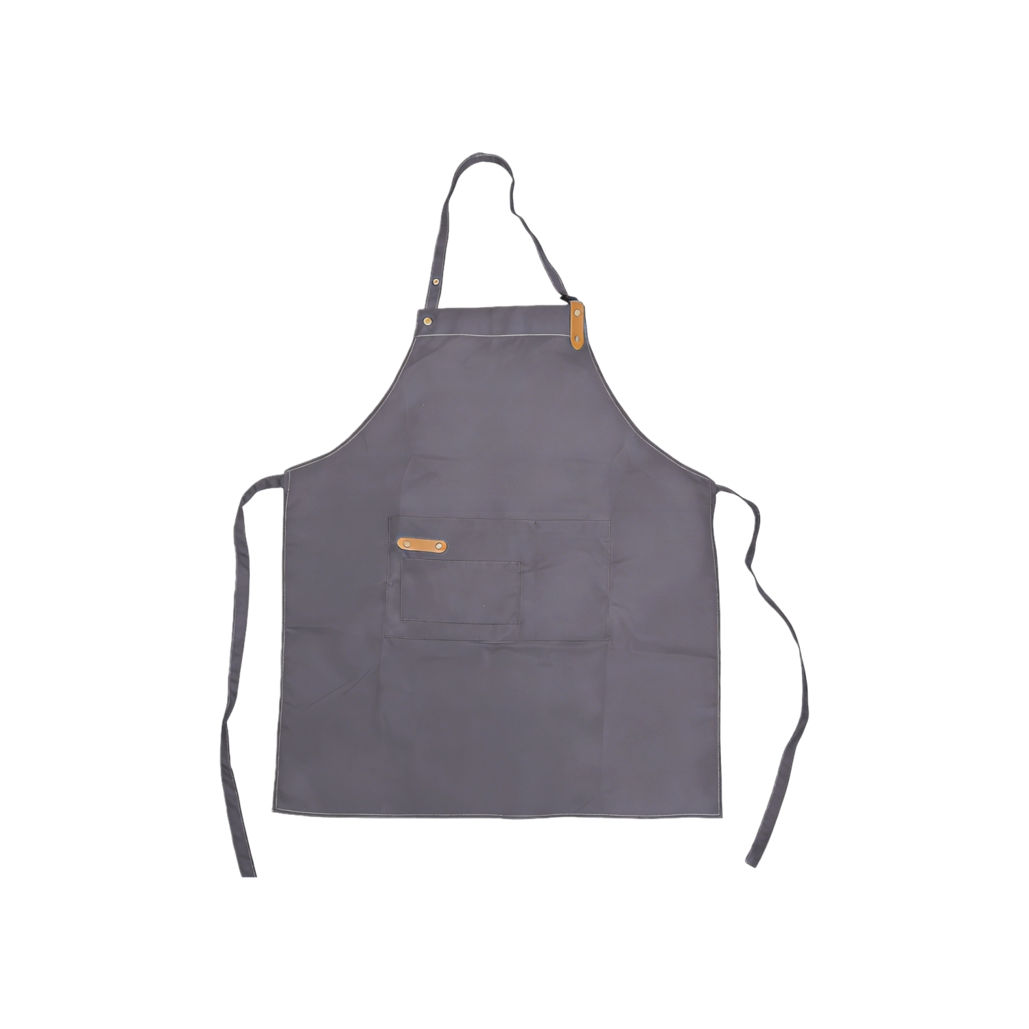 Poly-Cotton Canvas Full Bib Apron With Neck Strap - Image 9