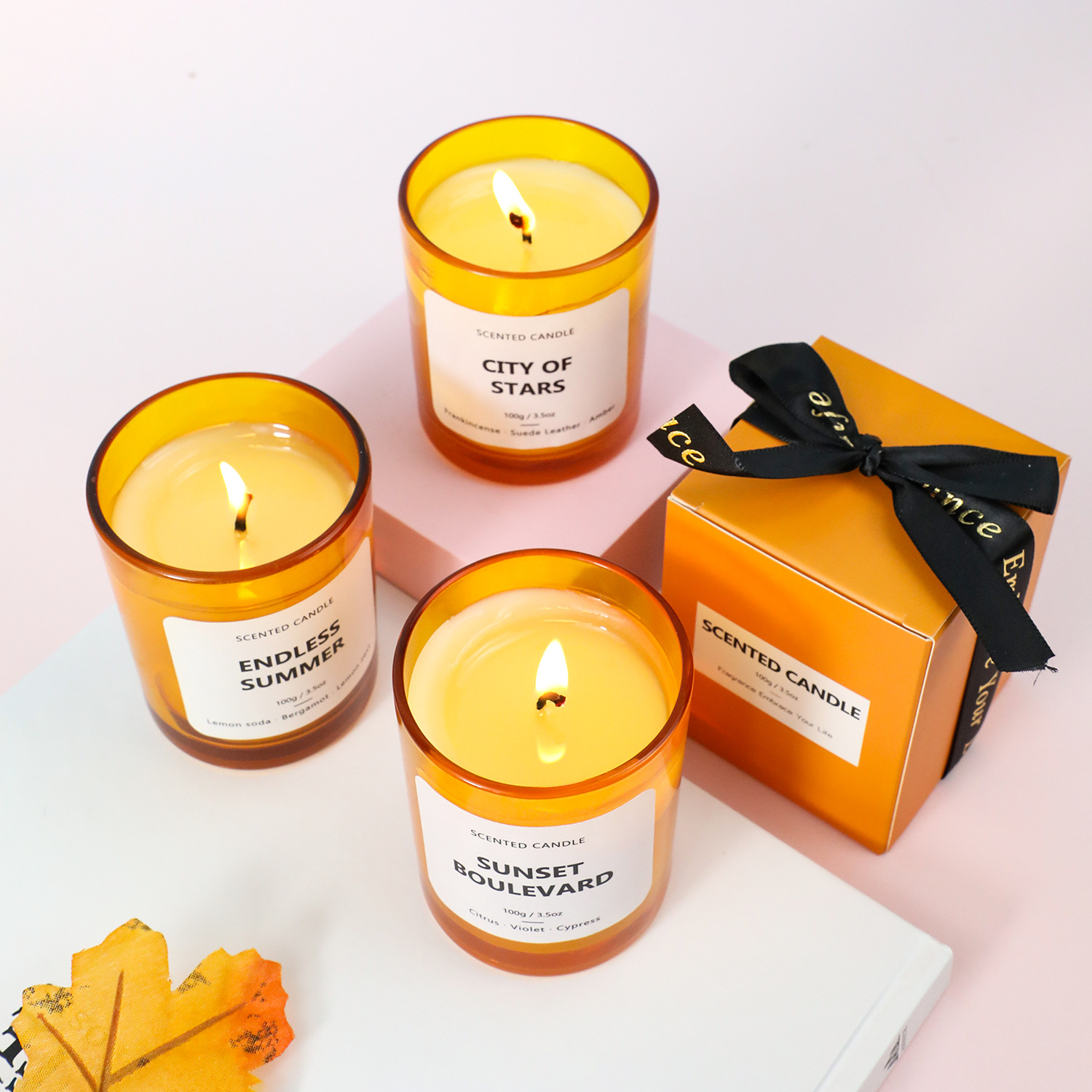 3.5oz Glass Candle - Image 6