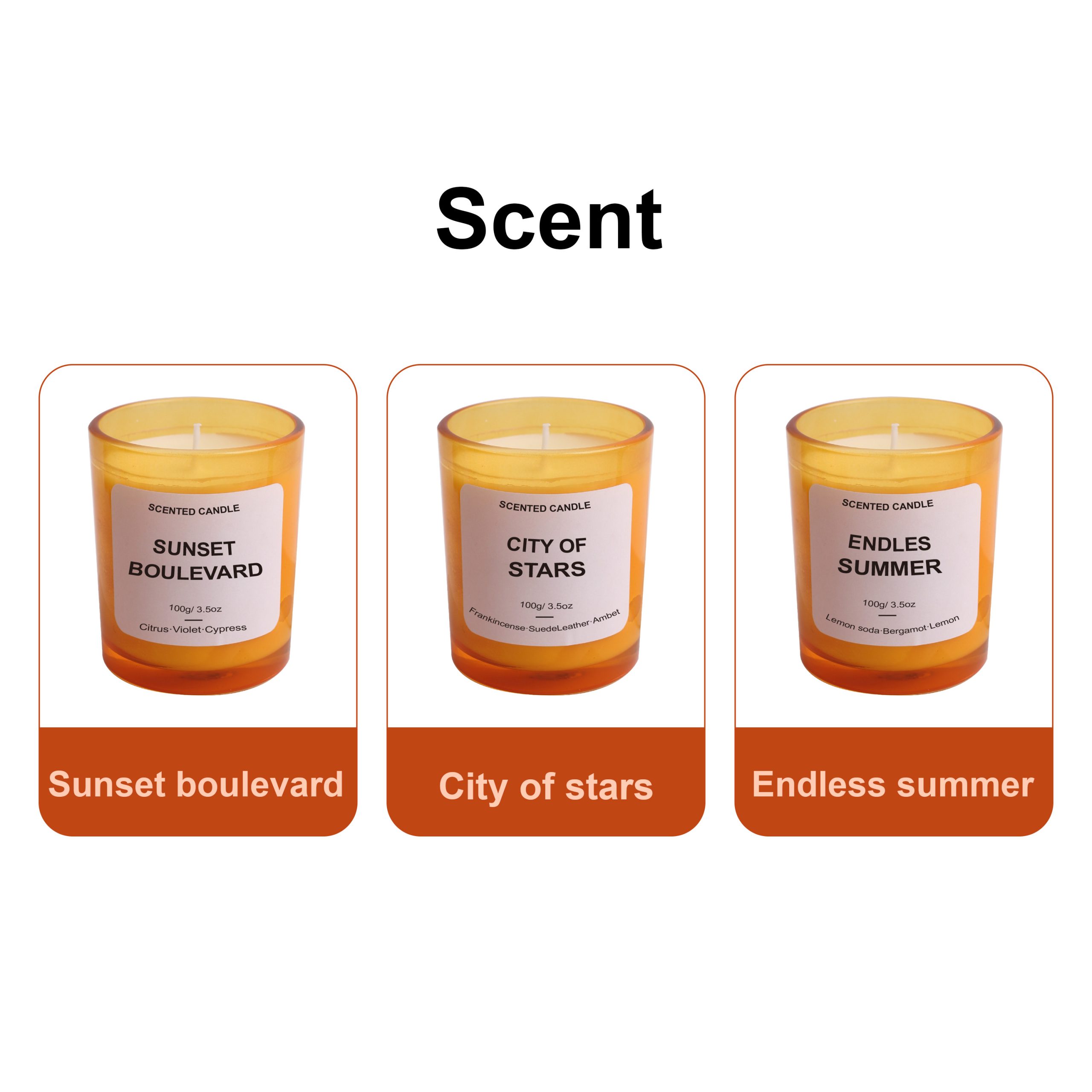3.5oz Glass Candle - Image 5